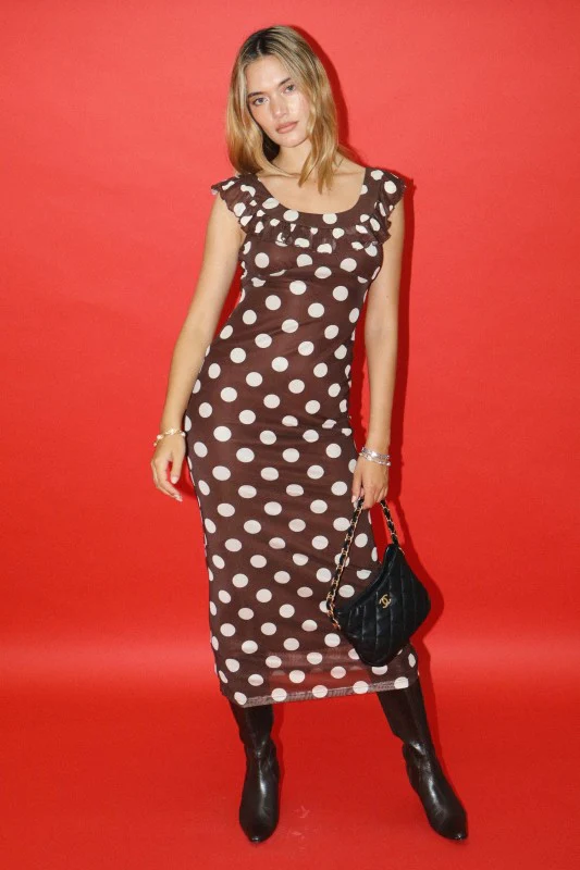 The Retro Muse Polka Dress - Image 8