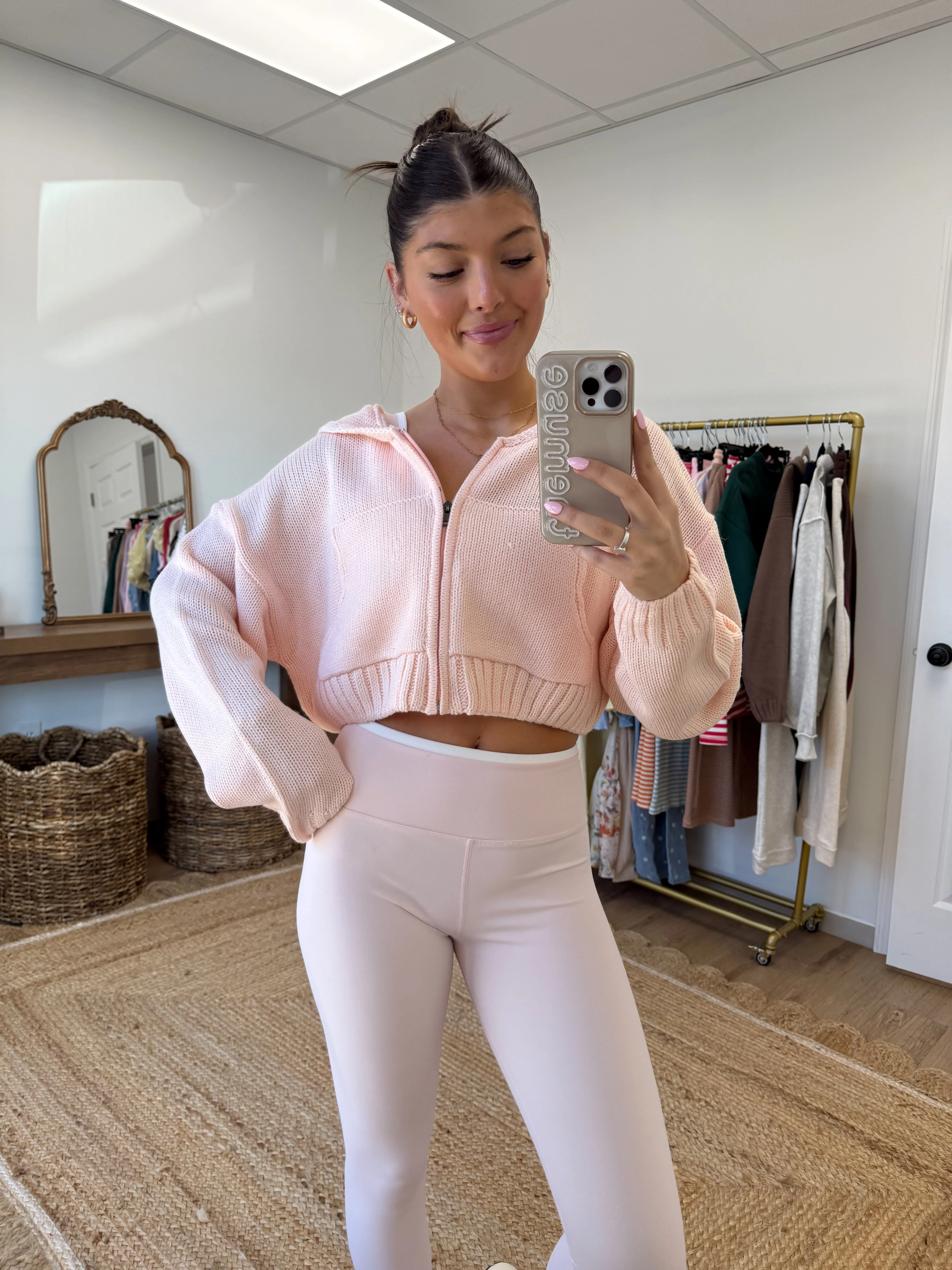 The Rowan Zip-Up (Pink) - Image 5