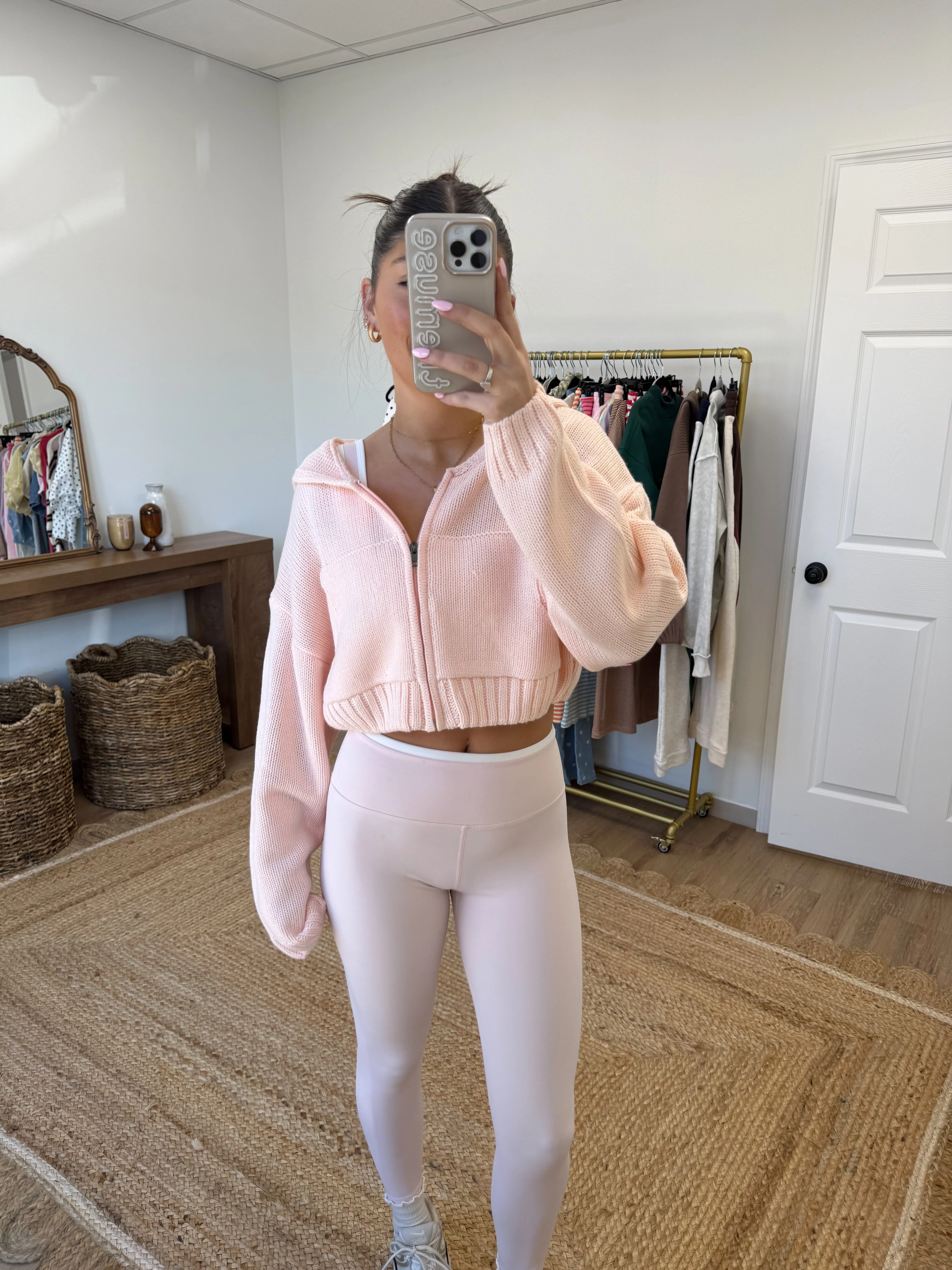 The Rowan Zip-Up (Pink) - Image 6