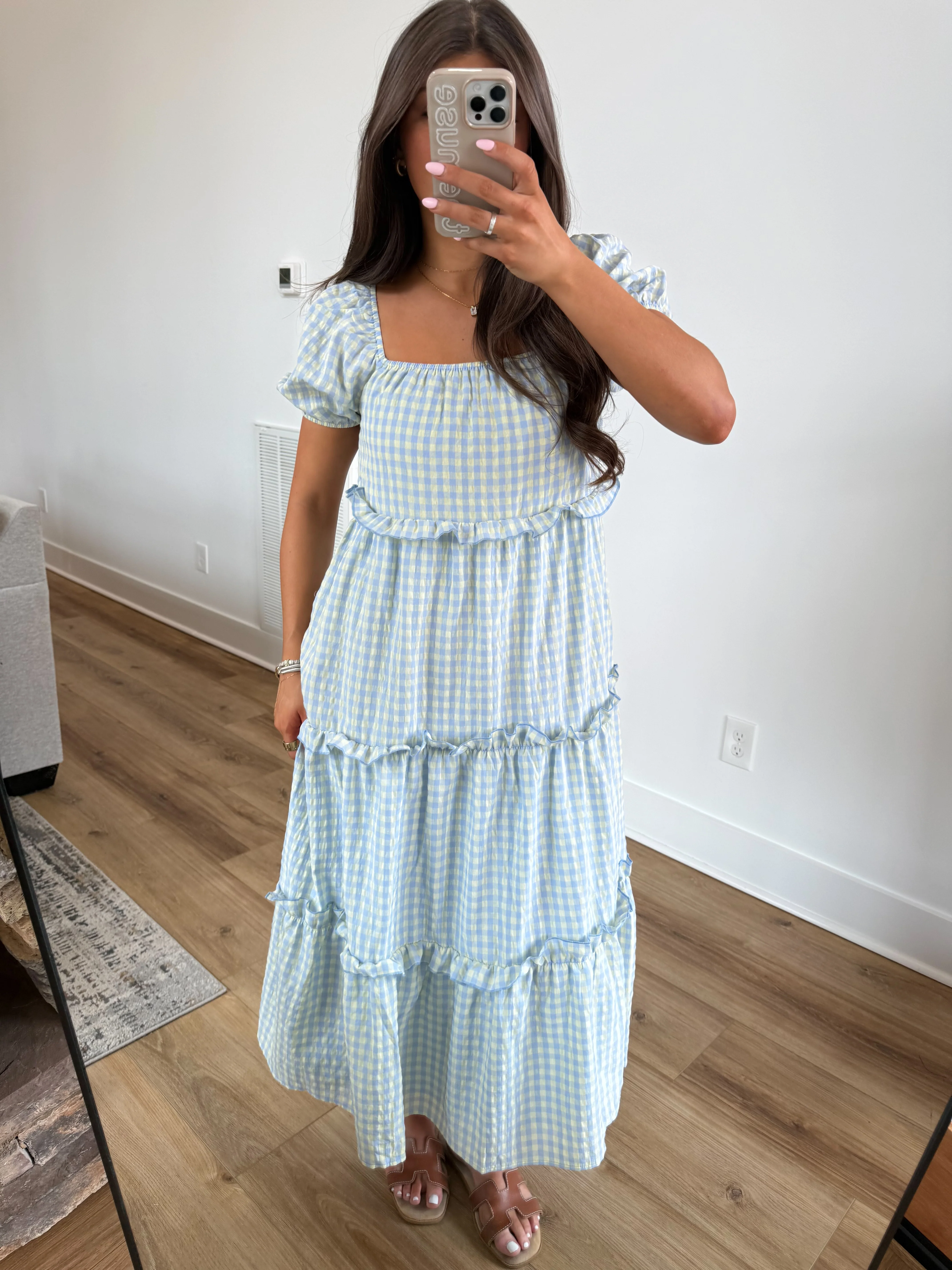 The Savannah Gingham Dress - Image 3