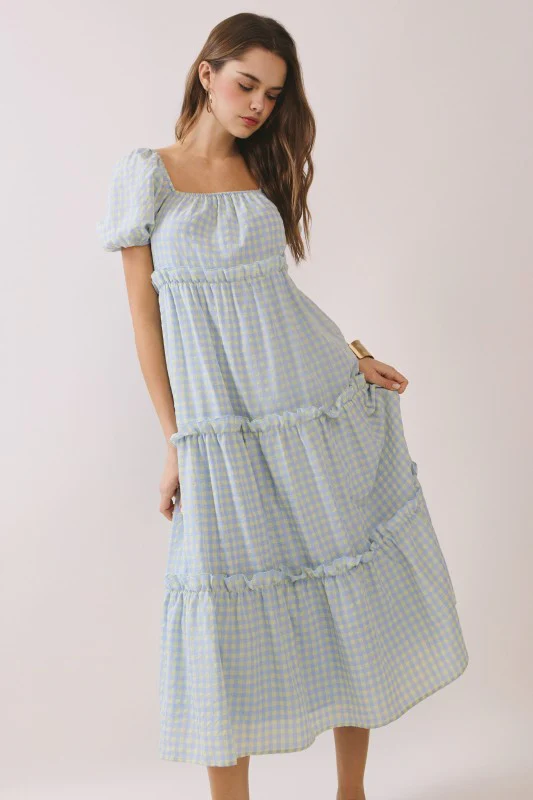 The Savannah Gingham Dress - Image 6