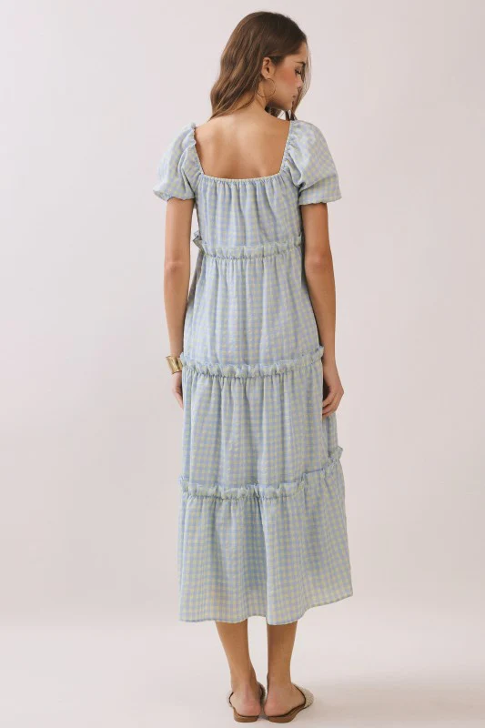 The Savannah Gingham Dress - Image 7