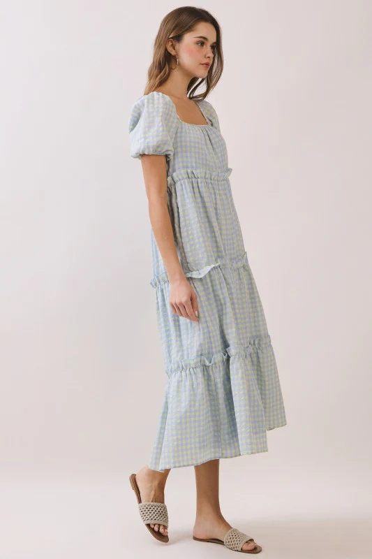 The Savannah Gingham Dress - Image 8