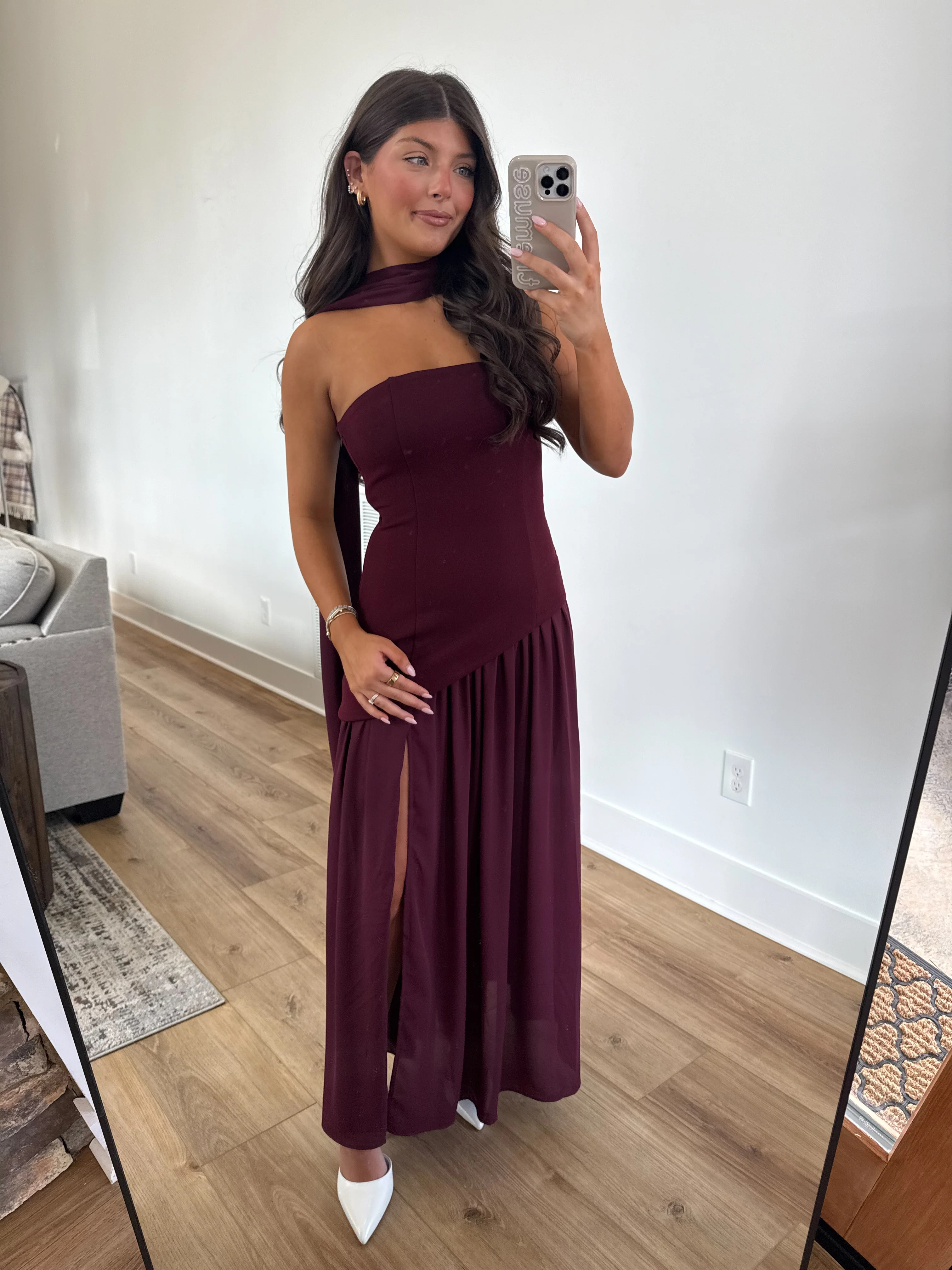 The Scarlet Scarf Maxi