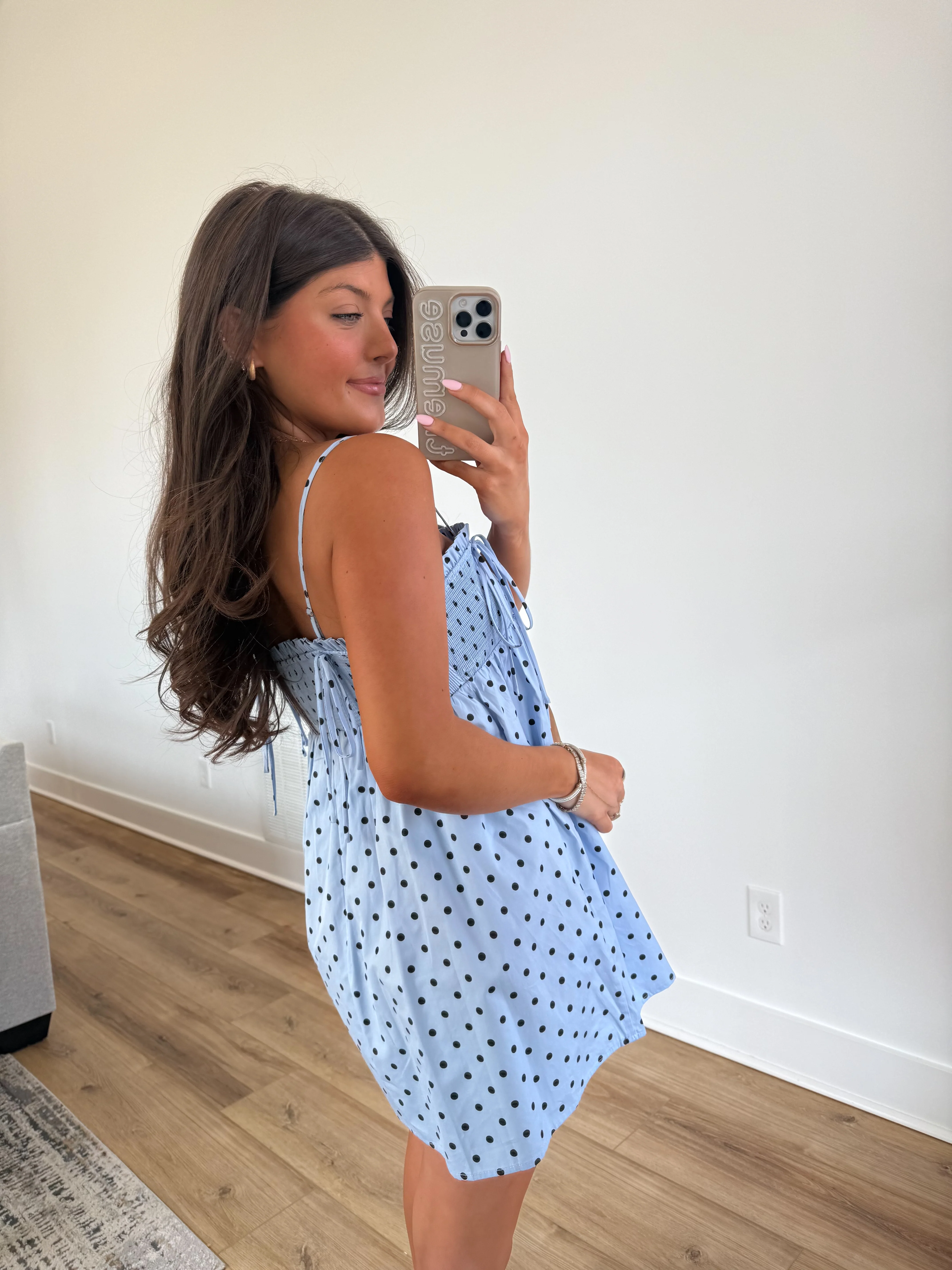 The Selene Dress (Blue/Navy) - Image 4