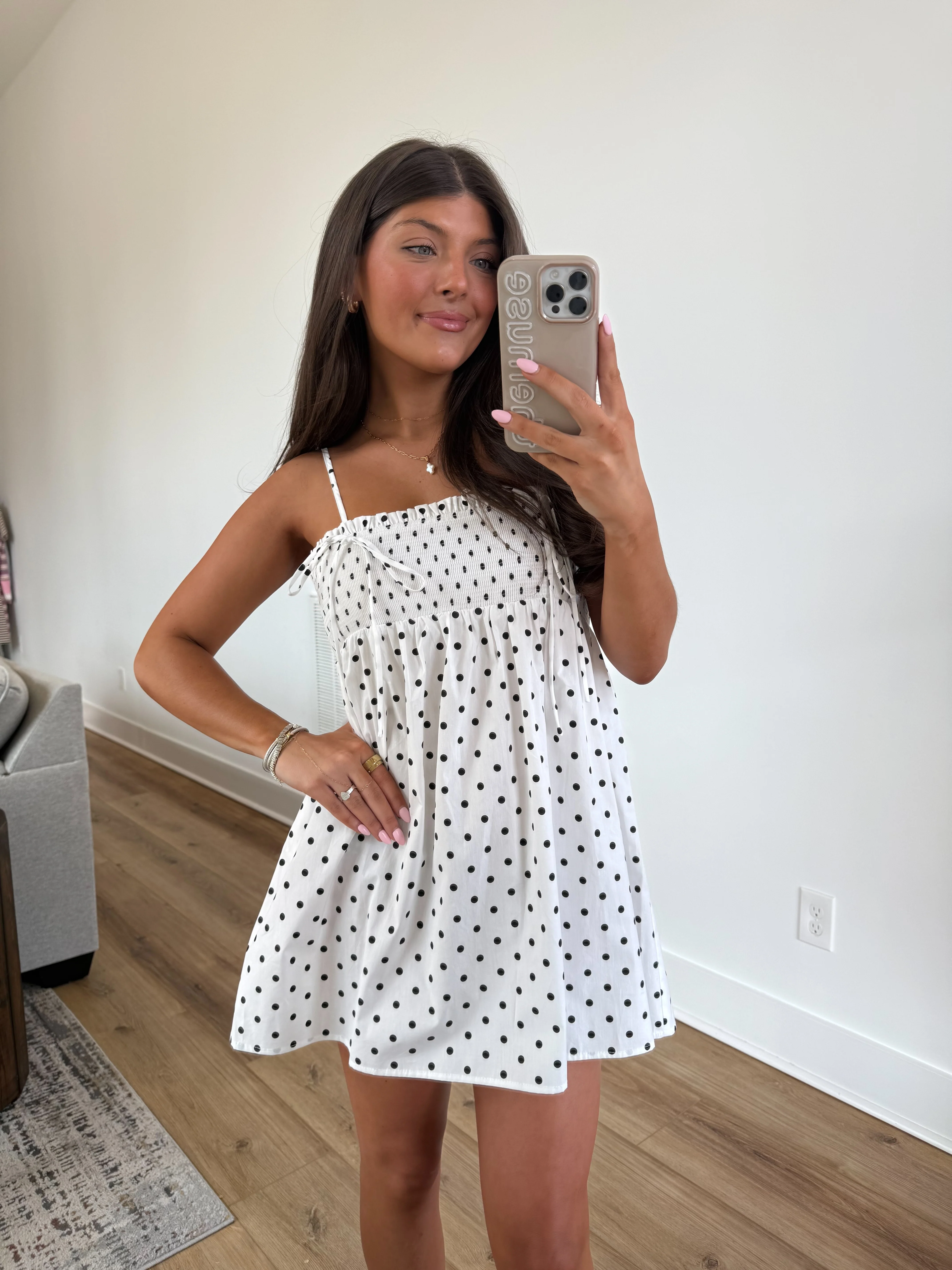 The Selene Dress (White/Black) - Image 3