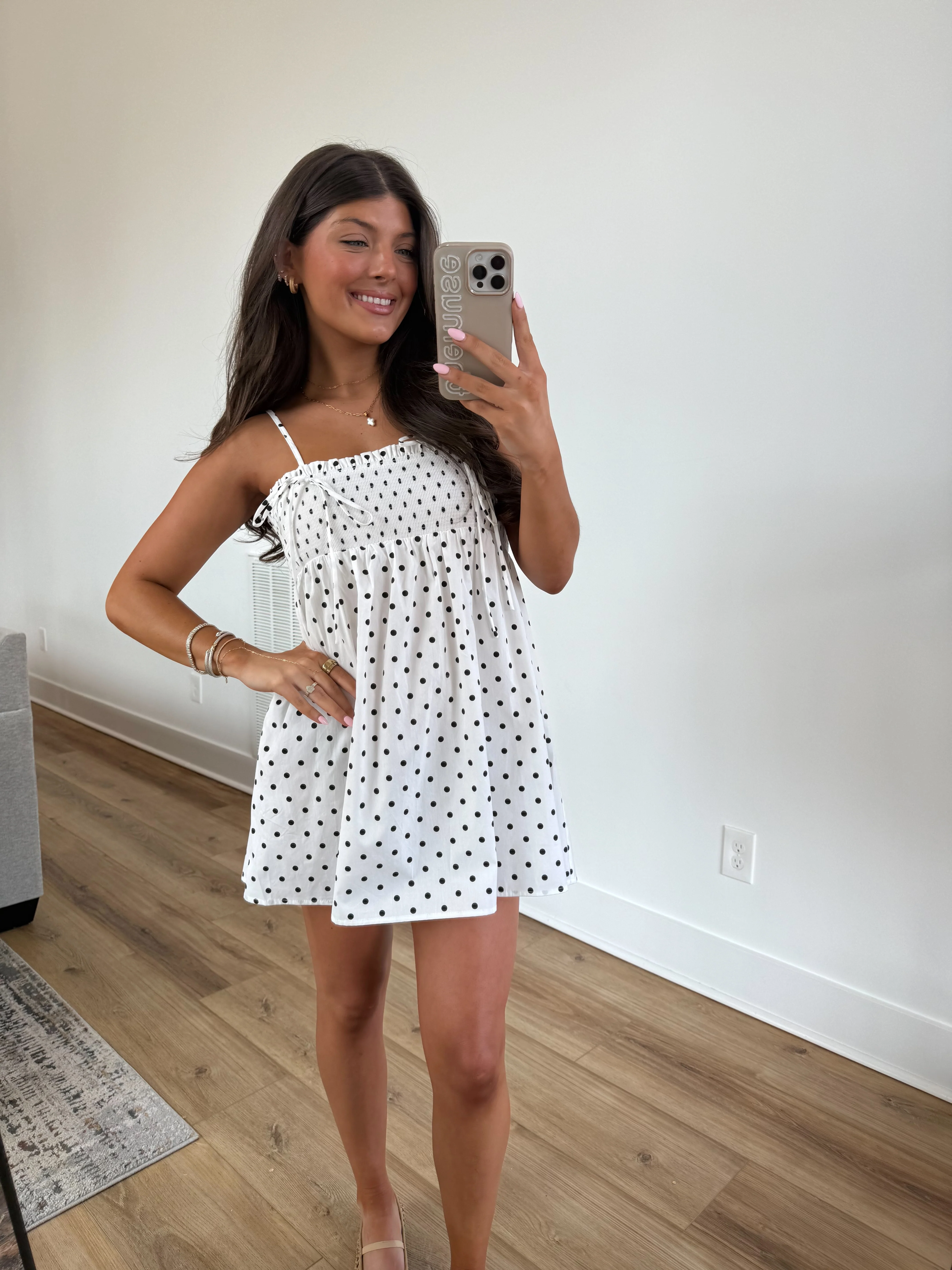 The Selene Dress (White/Black) - Image 4