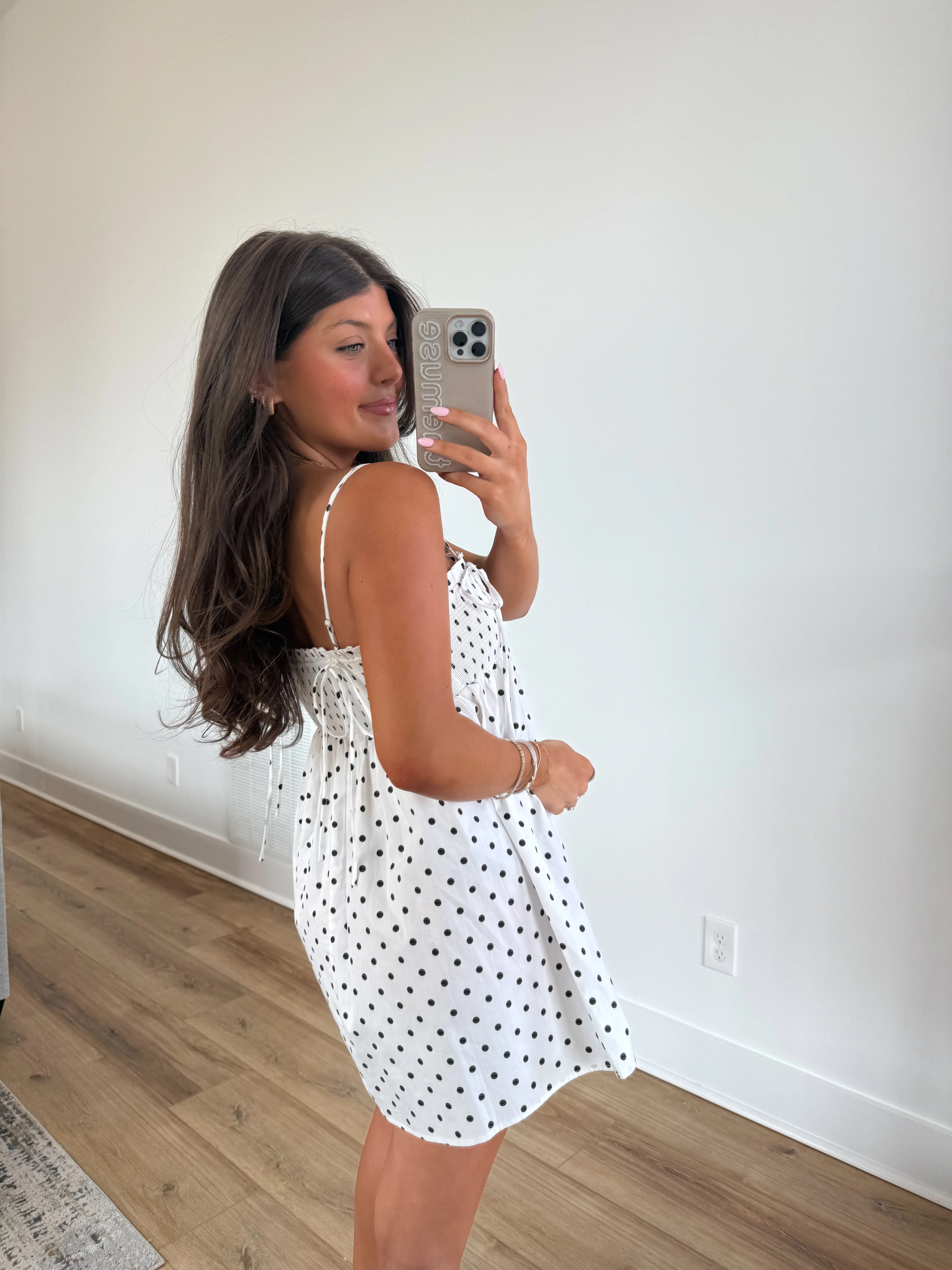 The Selene Dress (White/Black) - Image 5