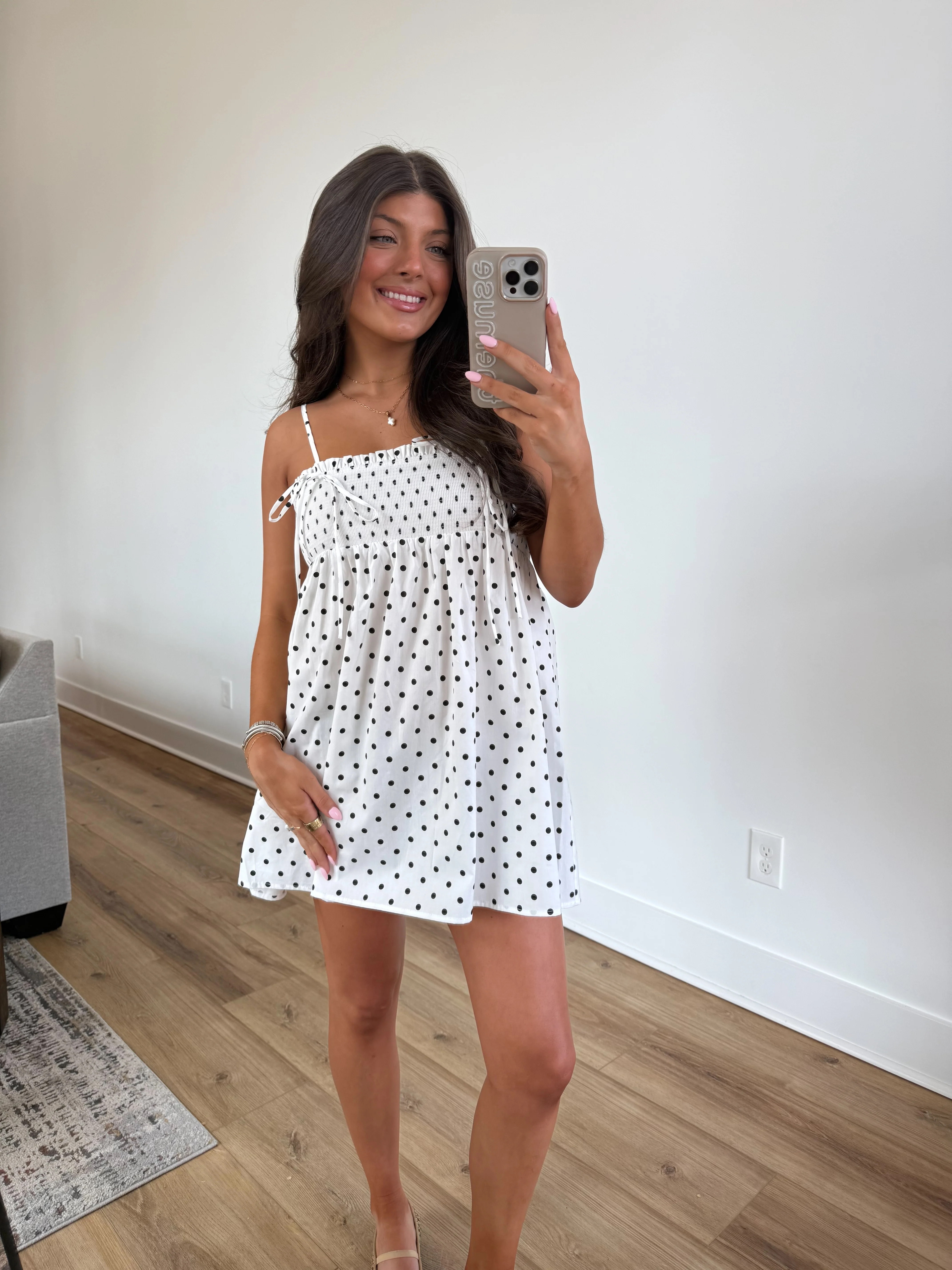 The Selene Dress (White/Black) - Image 6