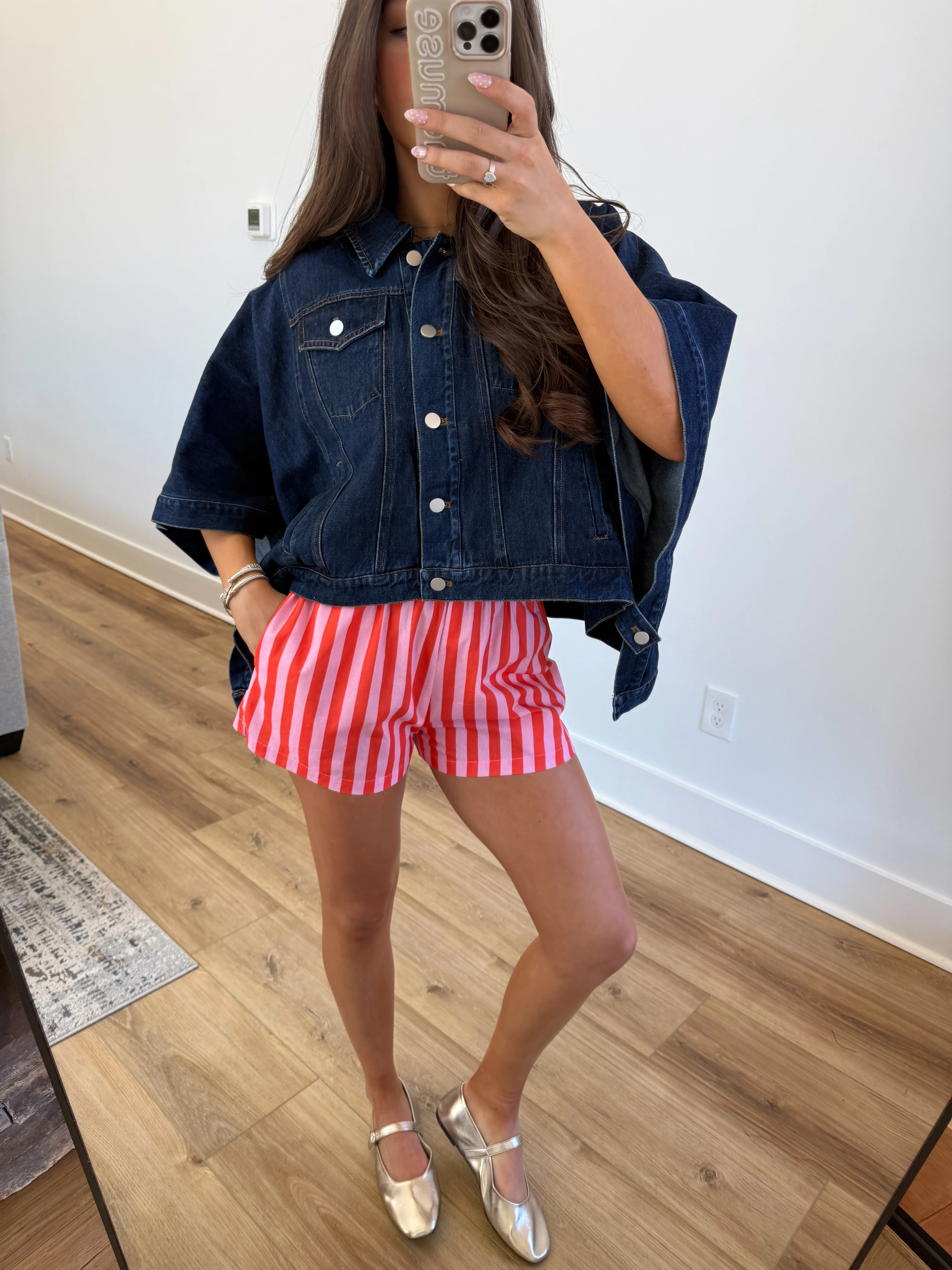 The Sloane Denim Cape - Image 3