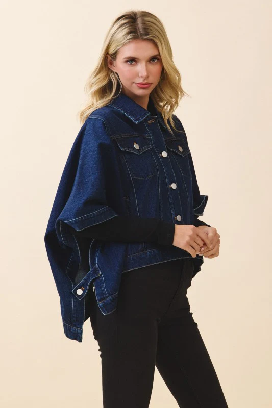 The Sloane Denim Cape - Image 8