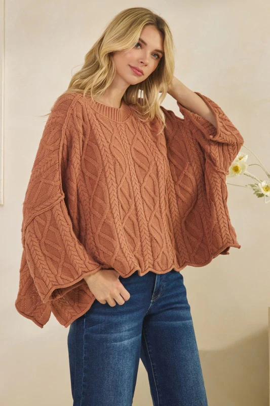 The Soft Scallop Sweater (Pumpkin) - Image 7