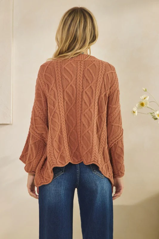 The Soft Scallop Sweater (Pumpkin) - Image 8