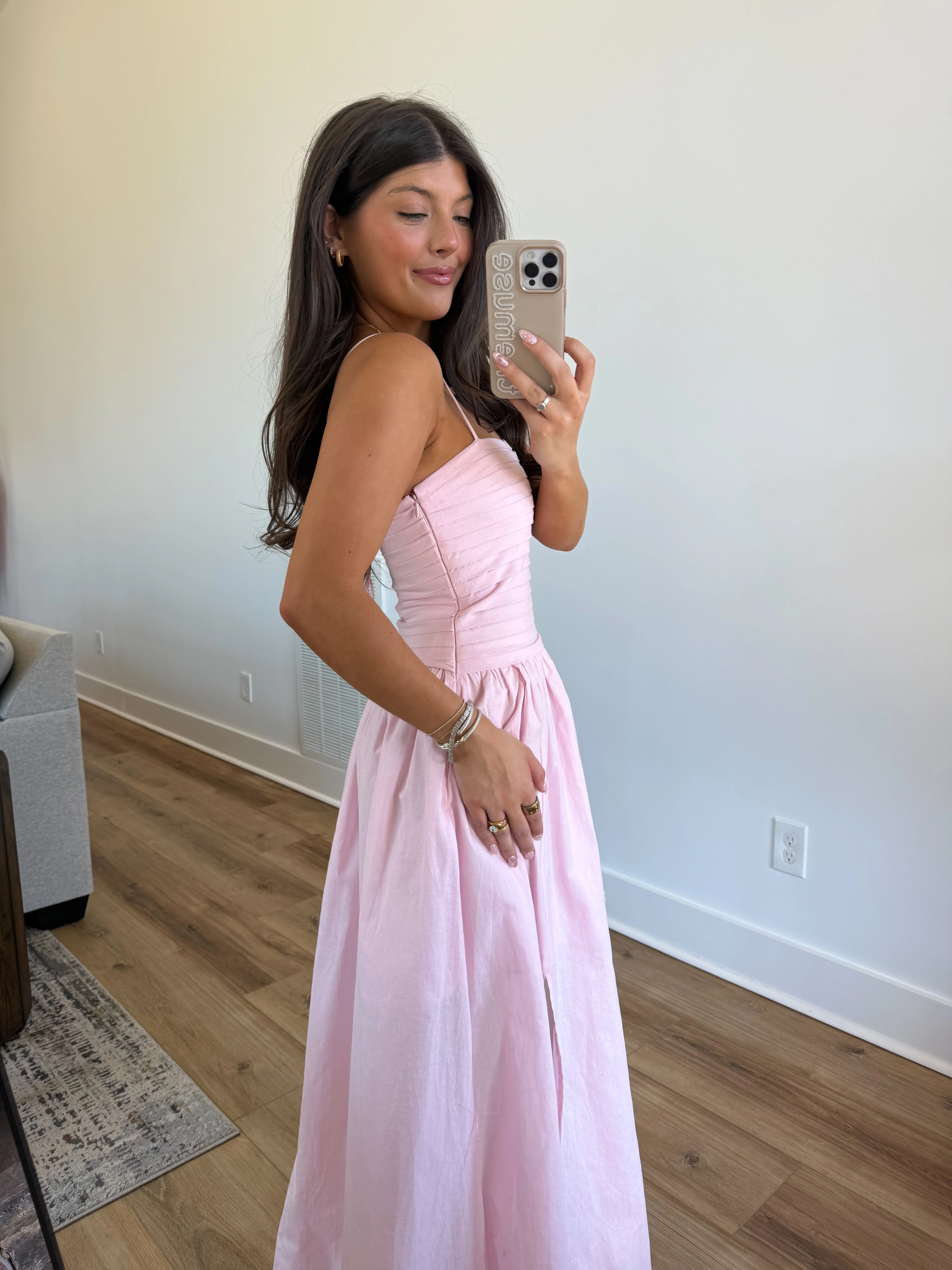 The Strawberry Linen Dress (Restock) - Image 3
