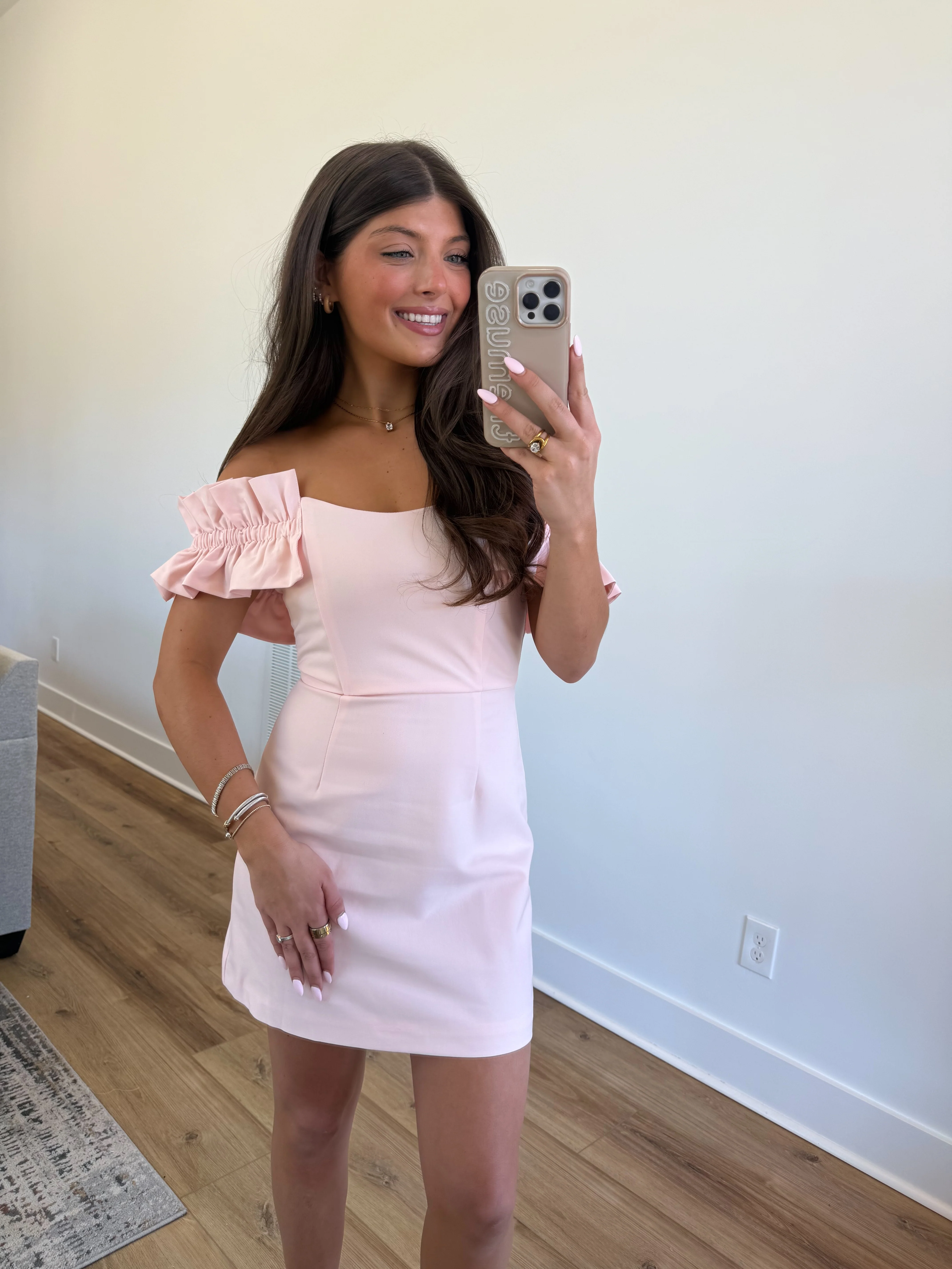 The Sweet Blush Mini Dress - Image 2