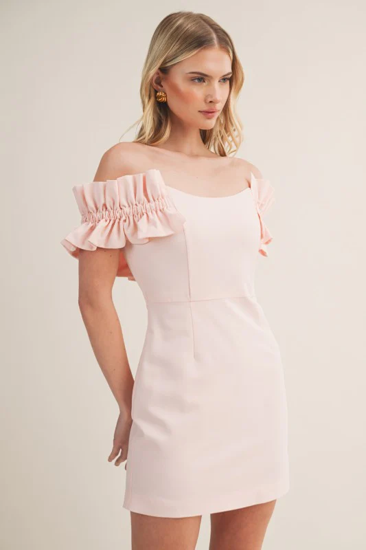 The Sweet Blush Mini Dress - Image 4