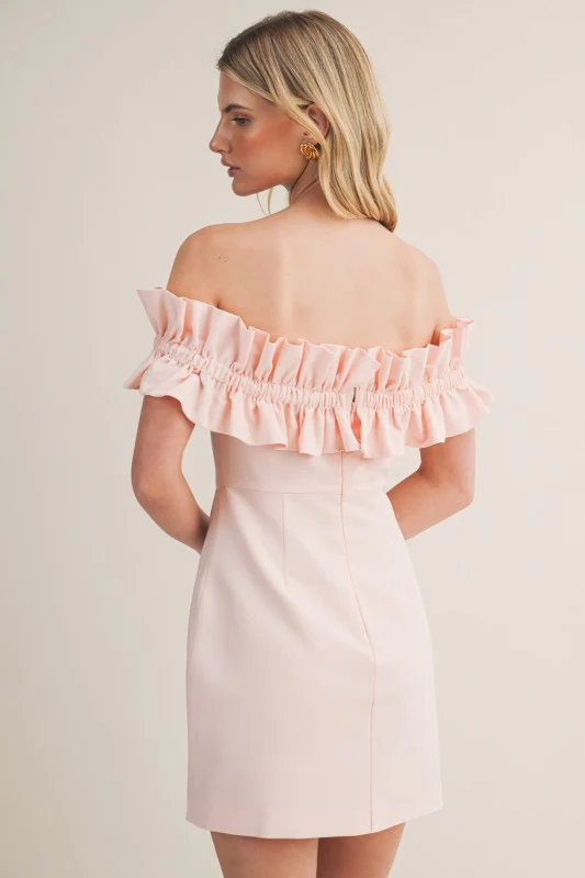 The Sweet Blush Mini Dress - Image 5