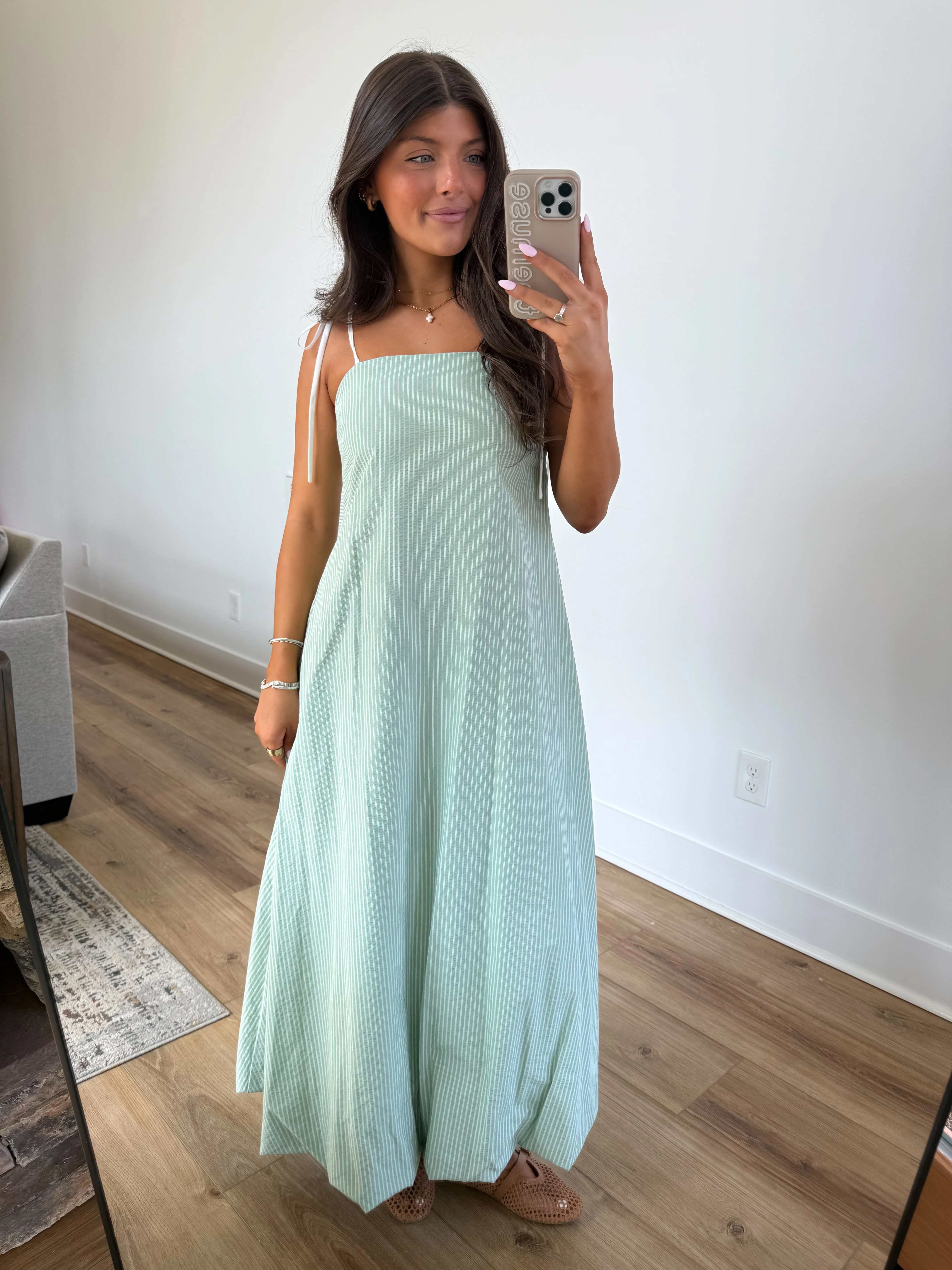 The Sweet Easter Stripe Maxi (Green) - Image 5