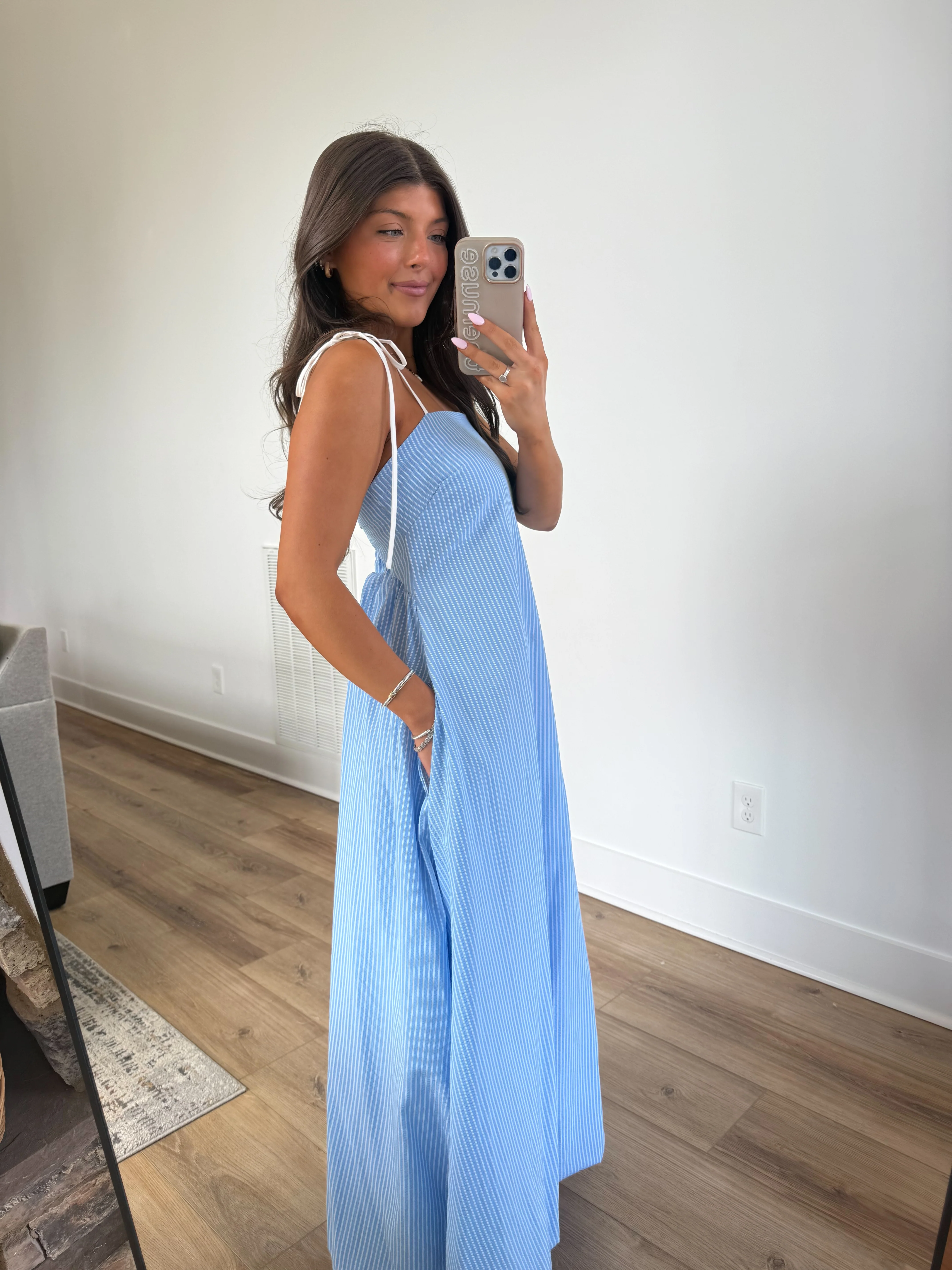 The Sweet Easter Stripe Maxi (Blue) - Image 3