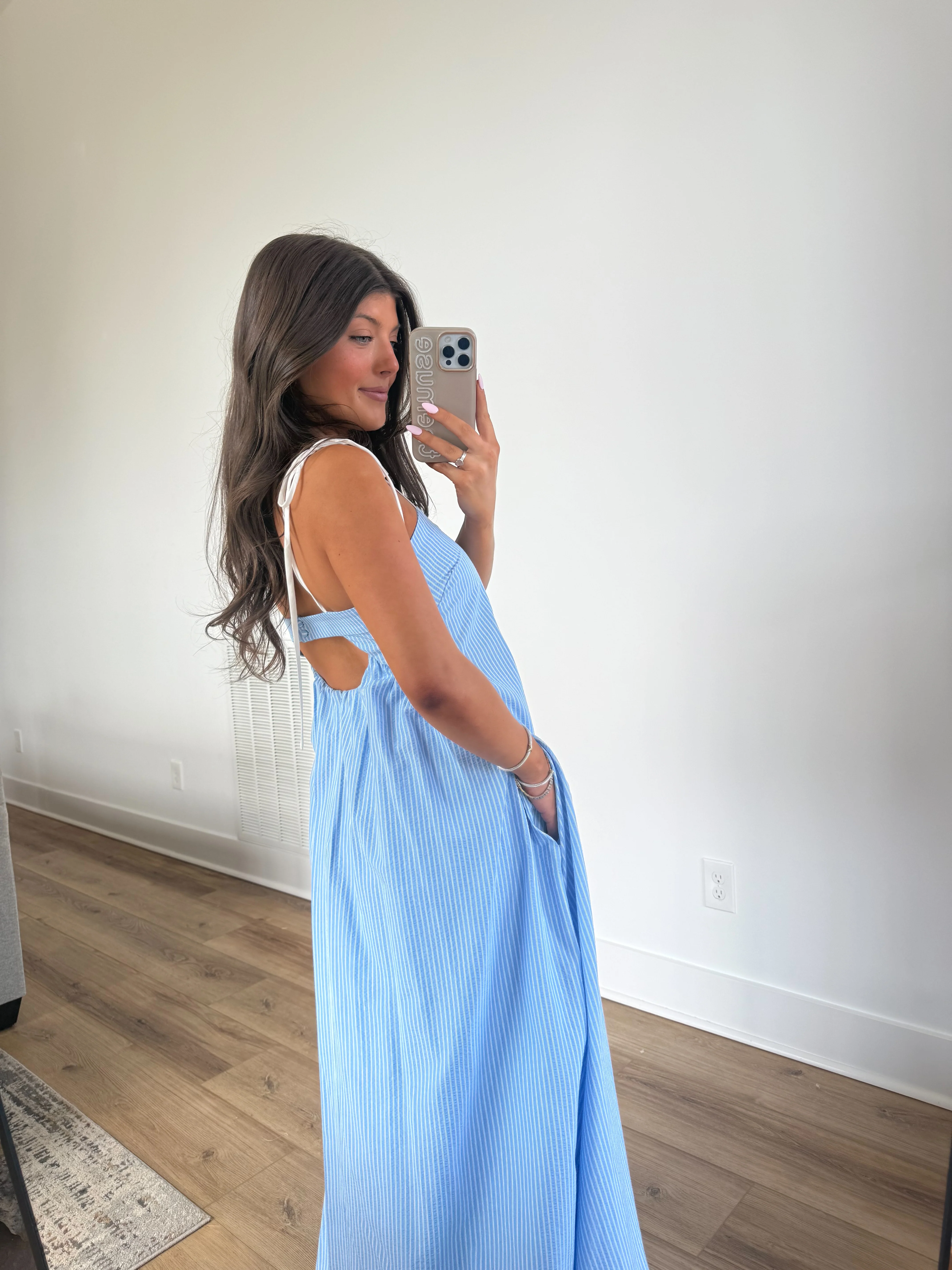 The Sweet Easter Stripe Maxi (Blue) - Image 4
