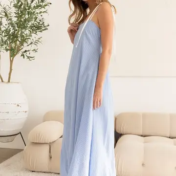 The Sweet Easter Stripe Maxi (Blue) - Image 7