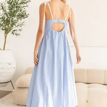 The Sweet Easter Stripe Maxi (Blue) - Image 8