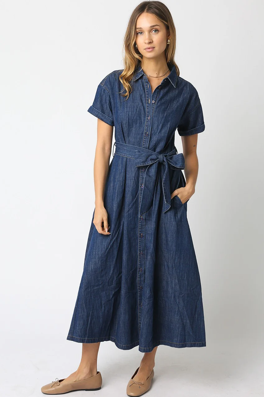 The Tommy Denim Dress - Image 8