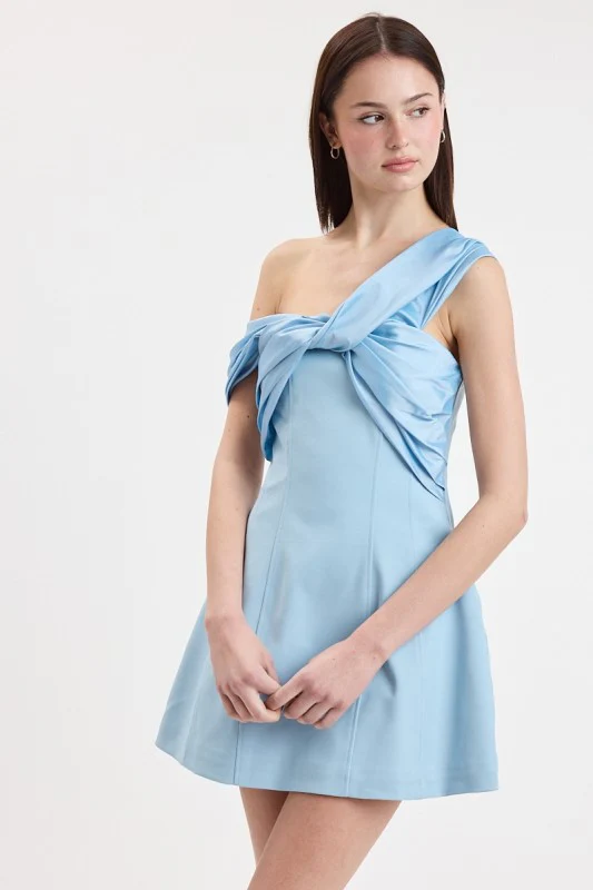 The Twisted Vows Dress (Blue) - Image 8