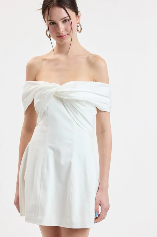 The Twisted Vows Dress (White) - Image 10