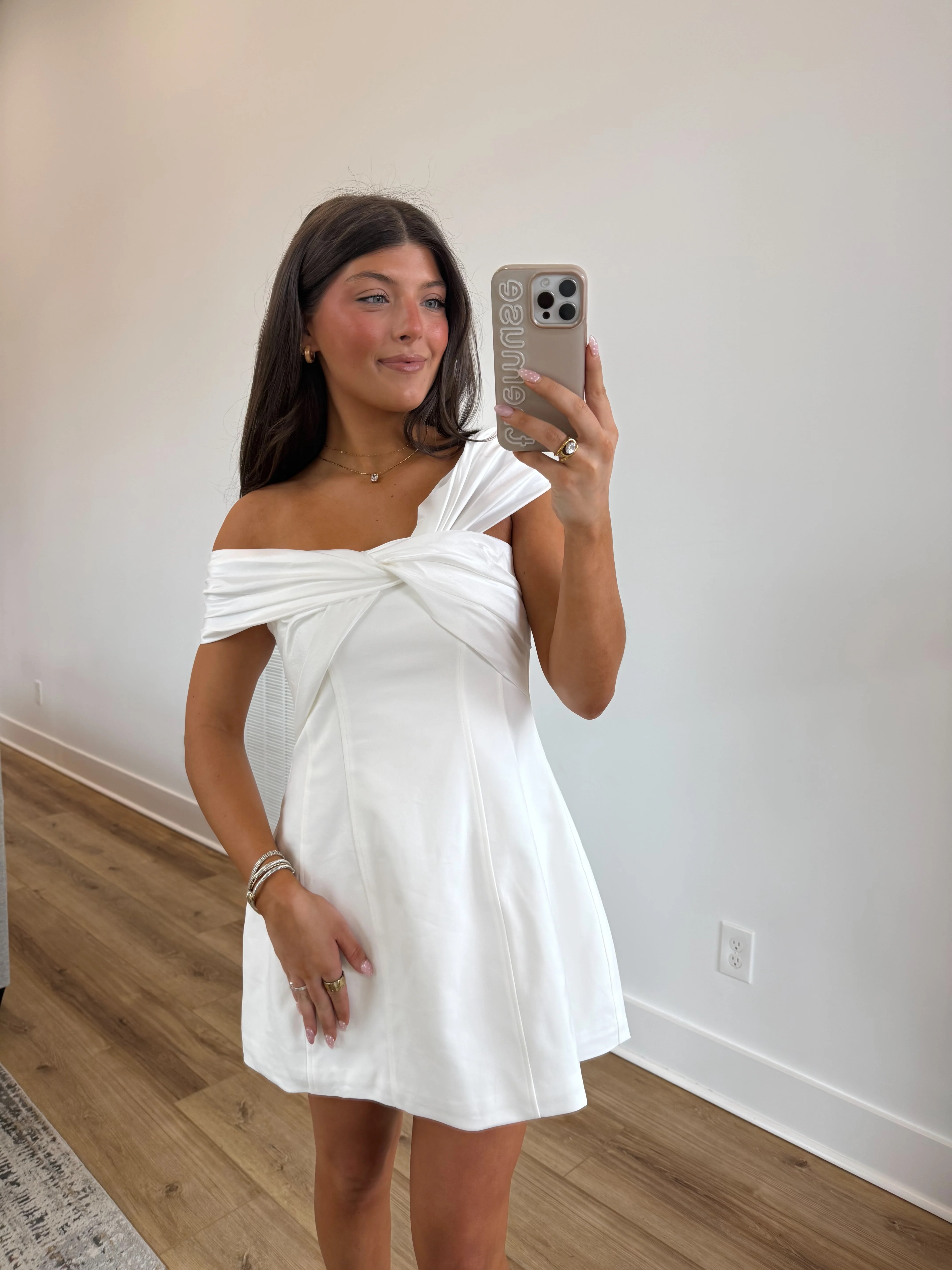 The Twisted Vows Dress (White) - Image 3