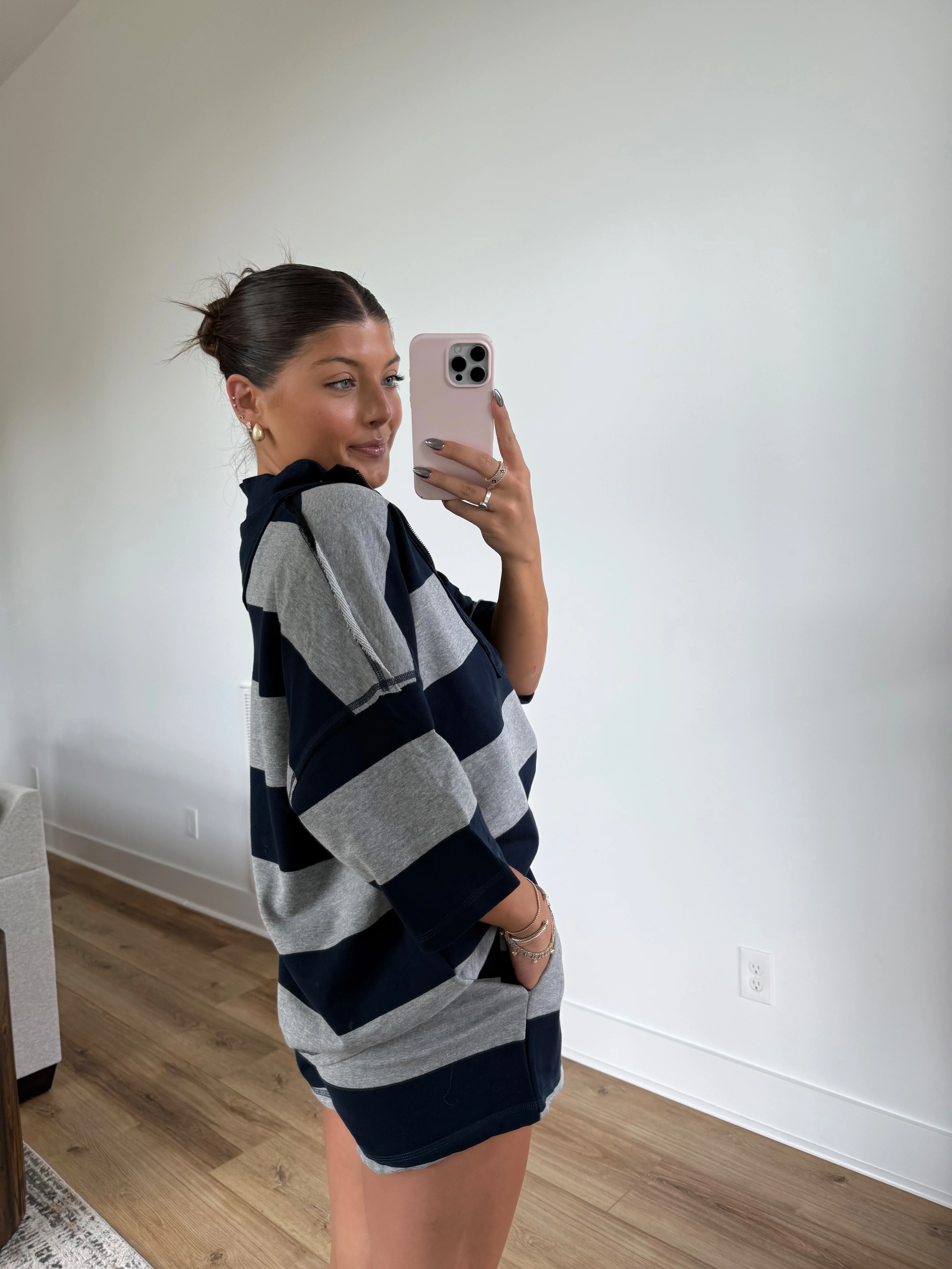 The Varsity Stripe Set (Navy) - Image 3