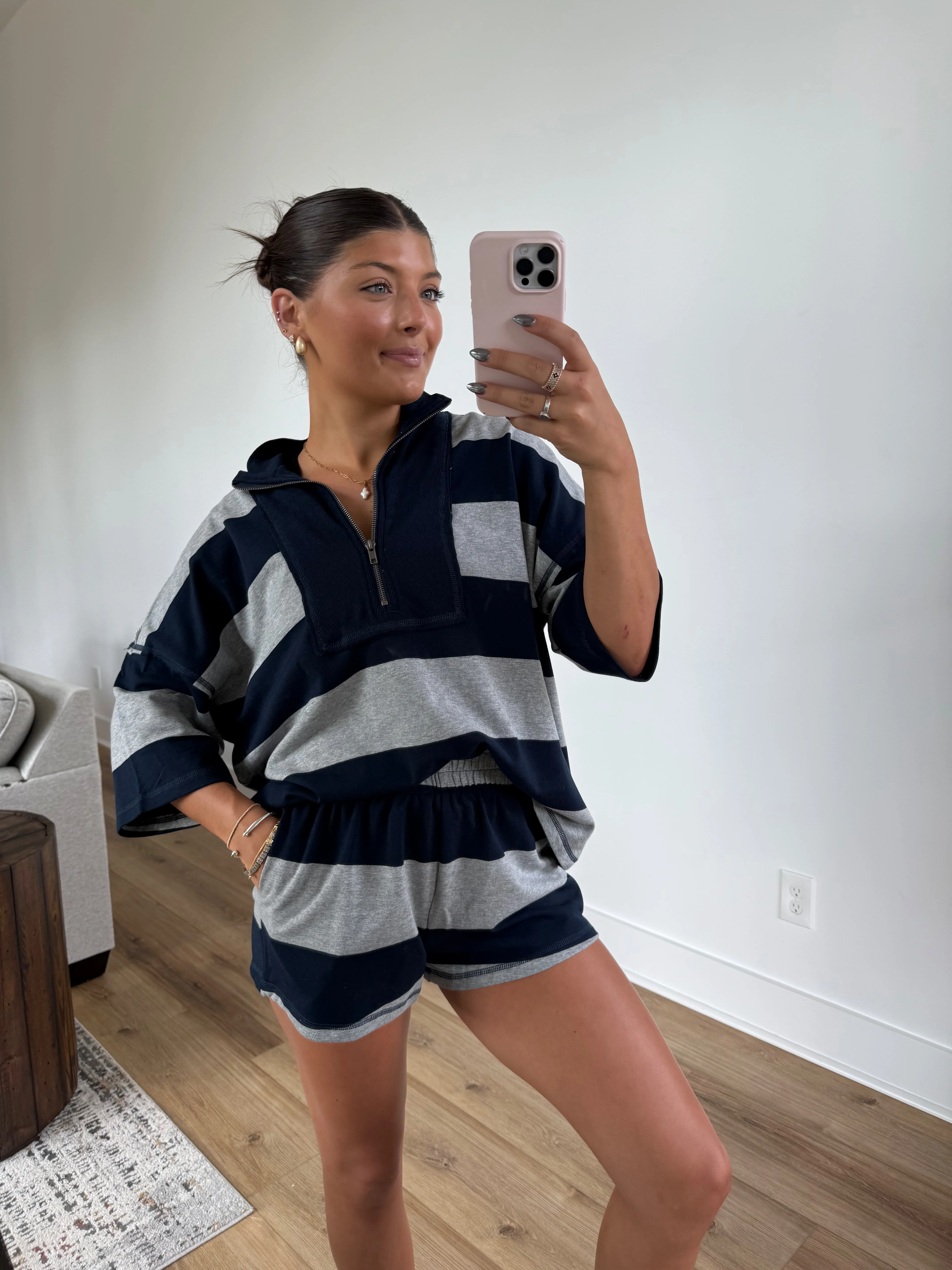 The Varsity Stripe Set (Navy) - Image 4