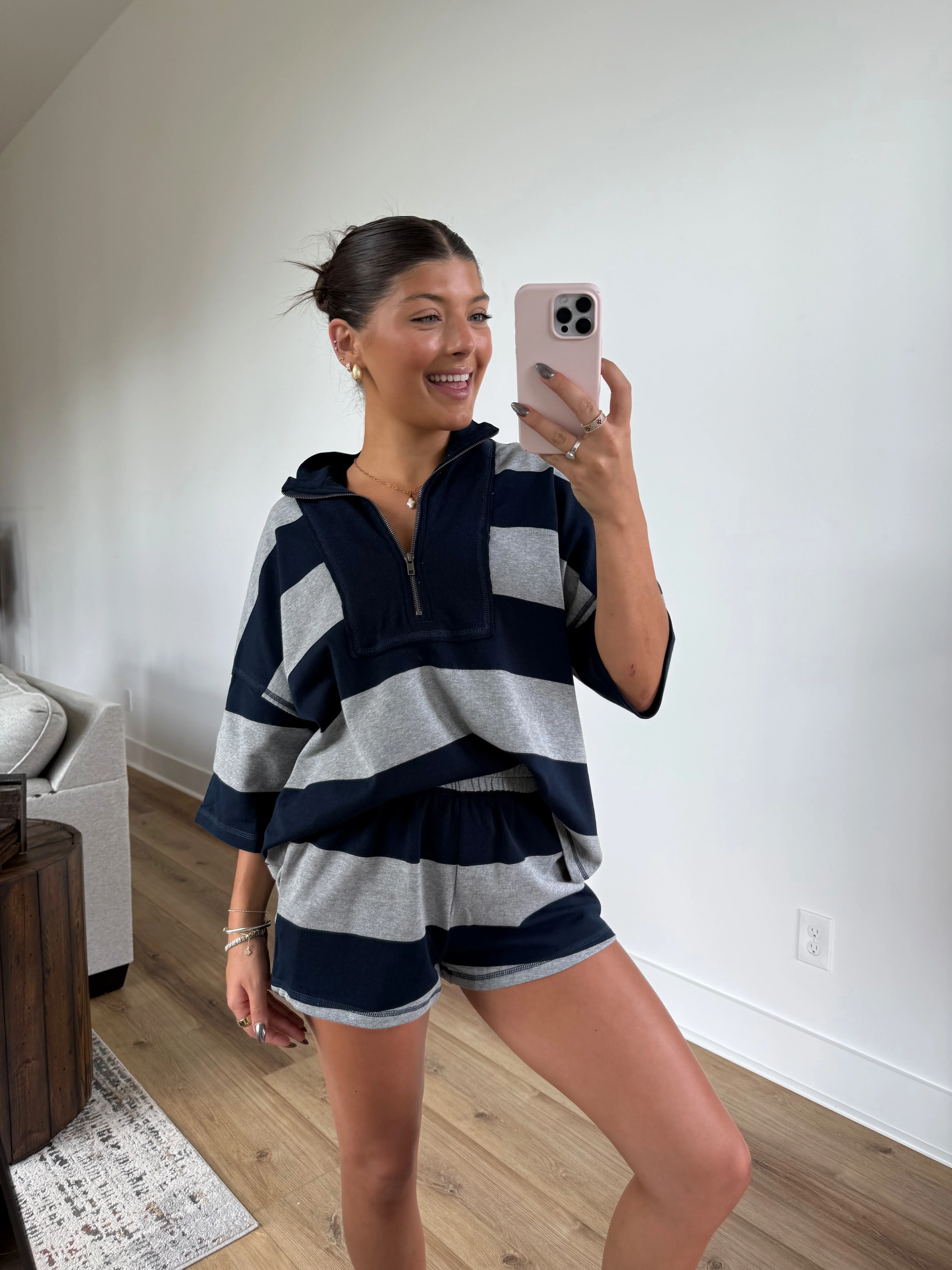The Varsity Stripe Set (Navy) - Image 5