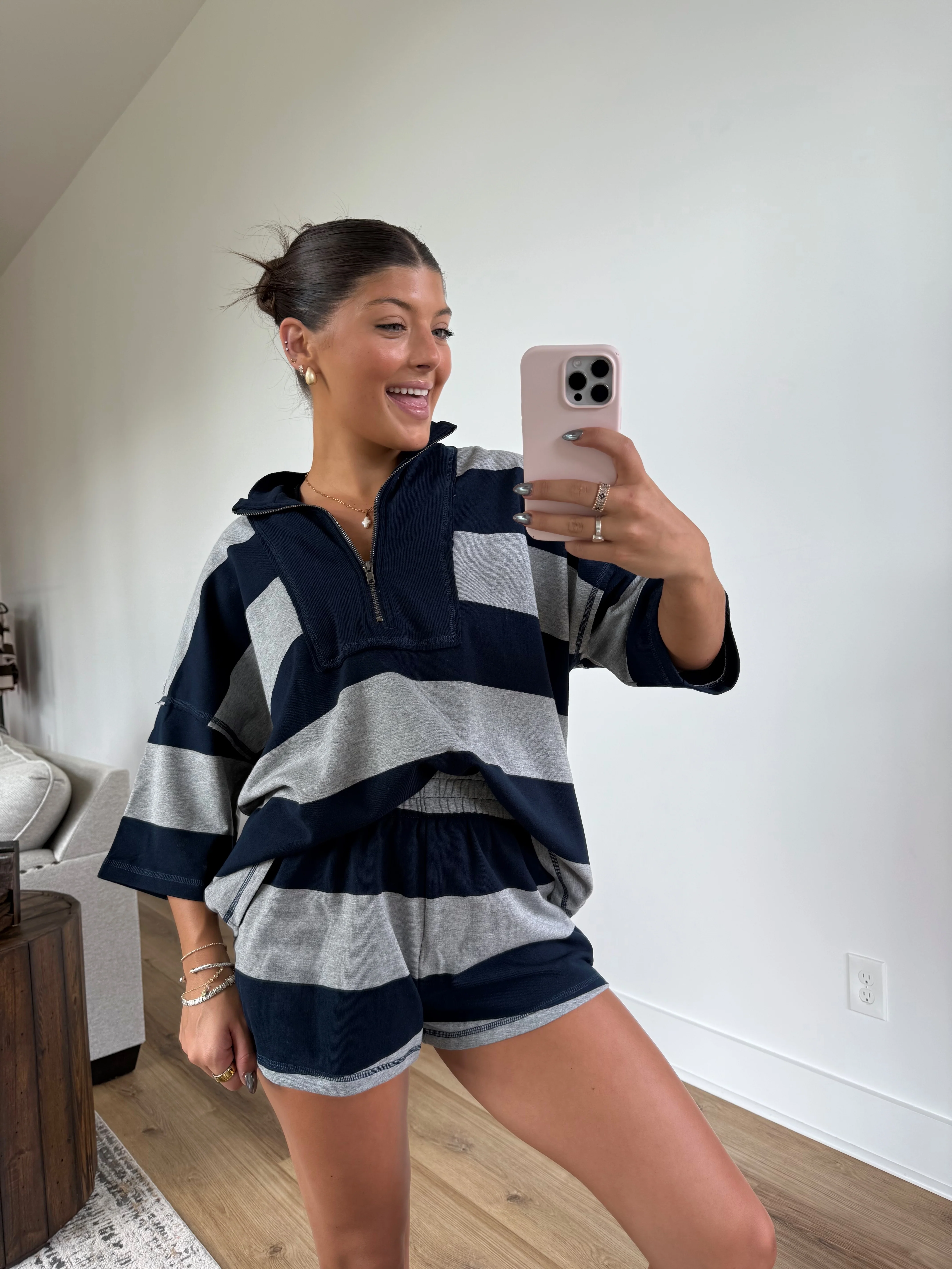 The Varsity Stripe Set (Navy) - Image 7