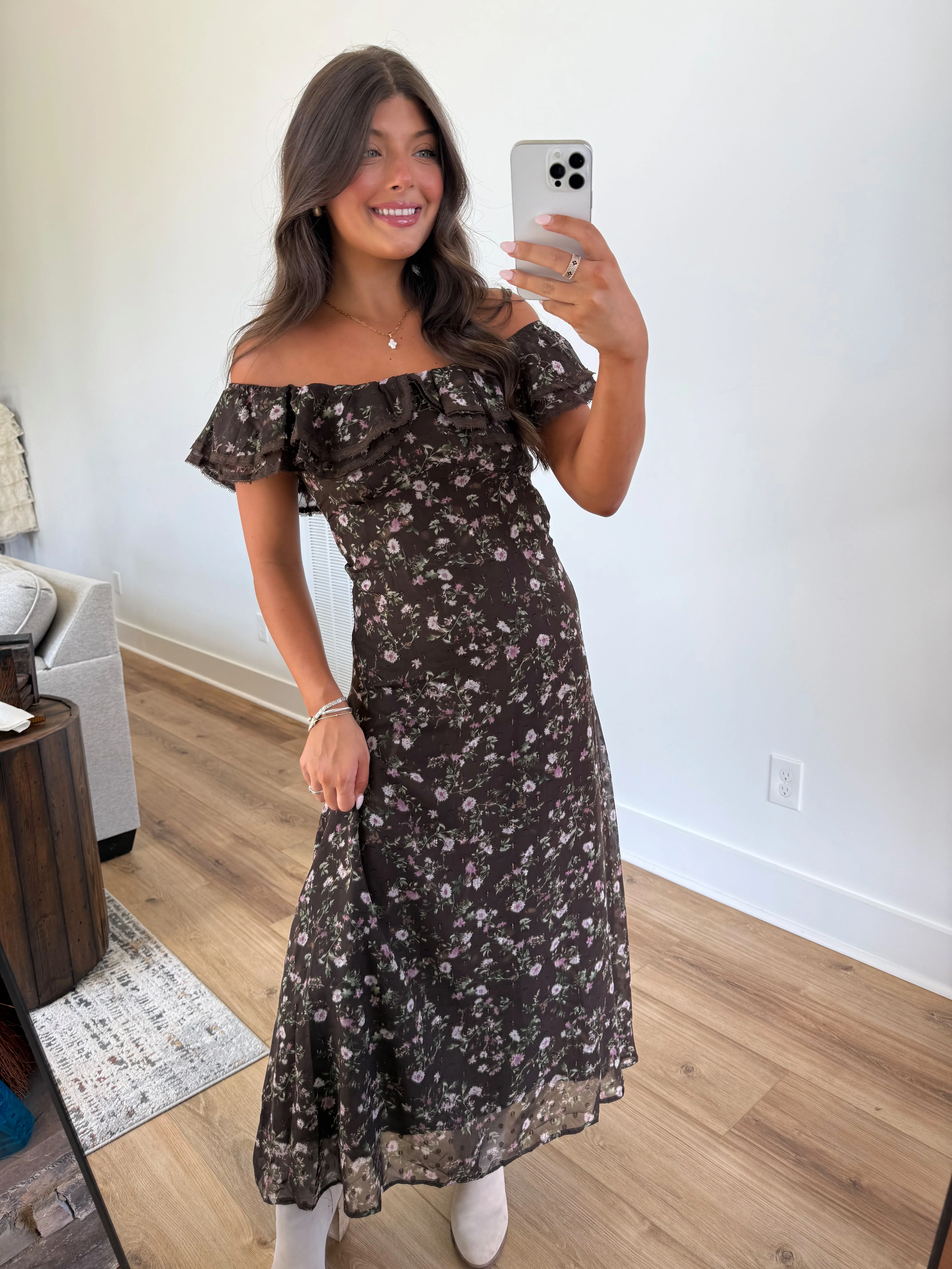 Twilight Bloom Maxi Gown - Image 5