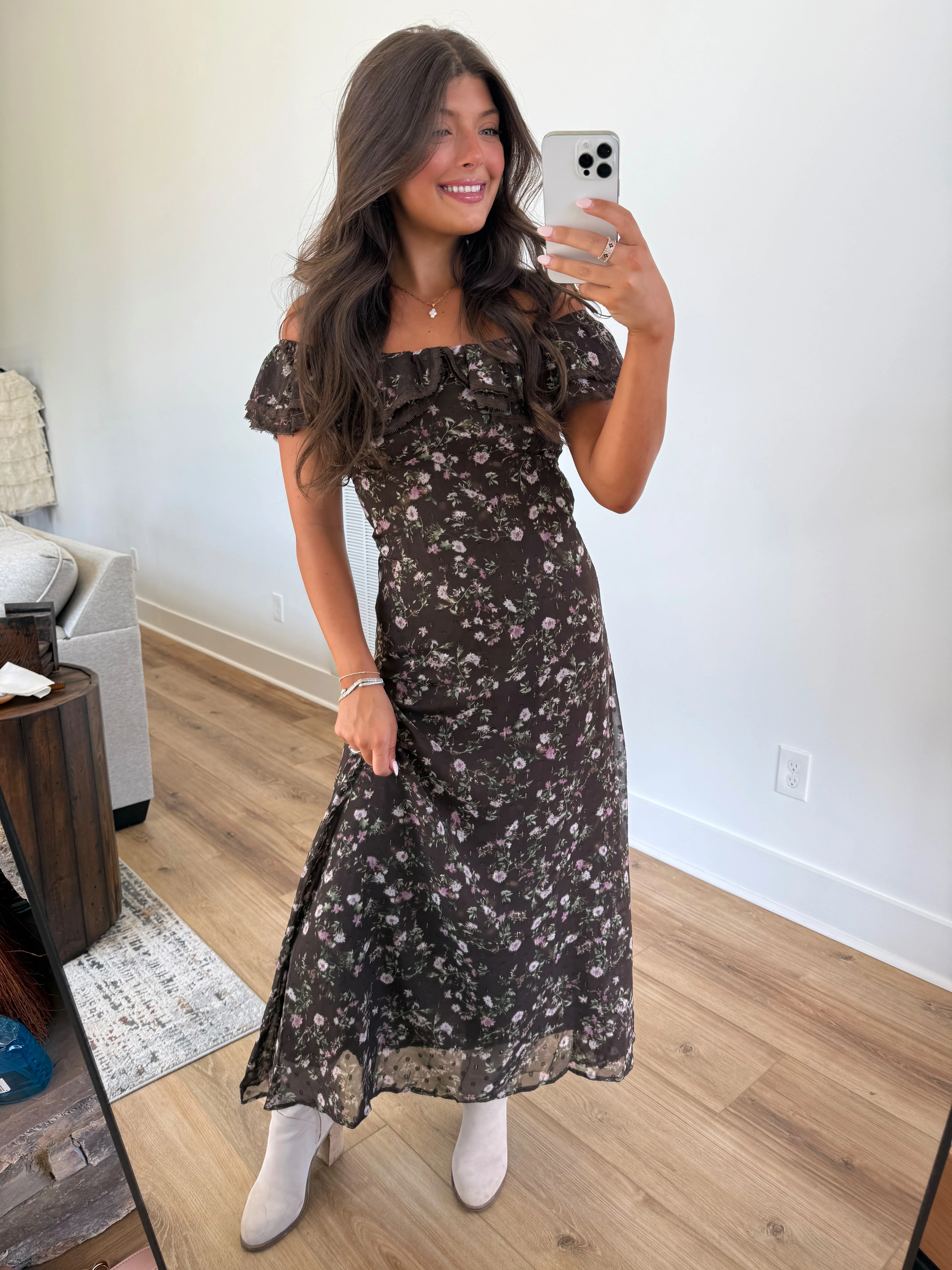 Twilight Bloom Maxi Gown - Image 6