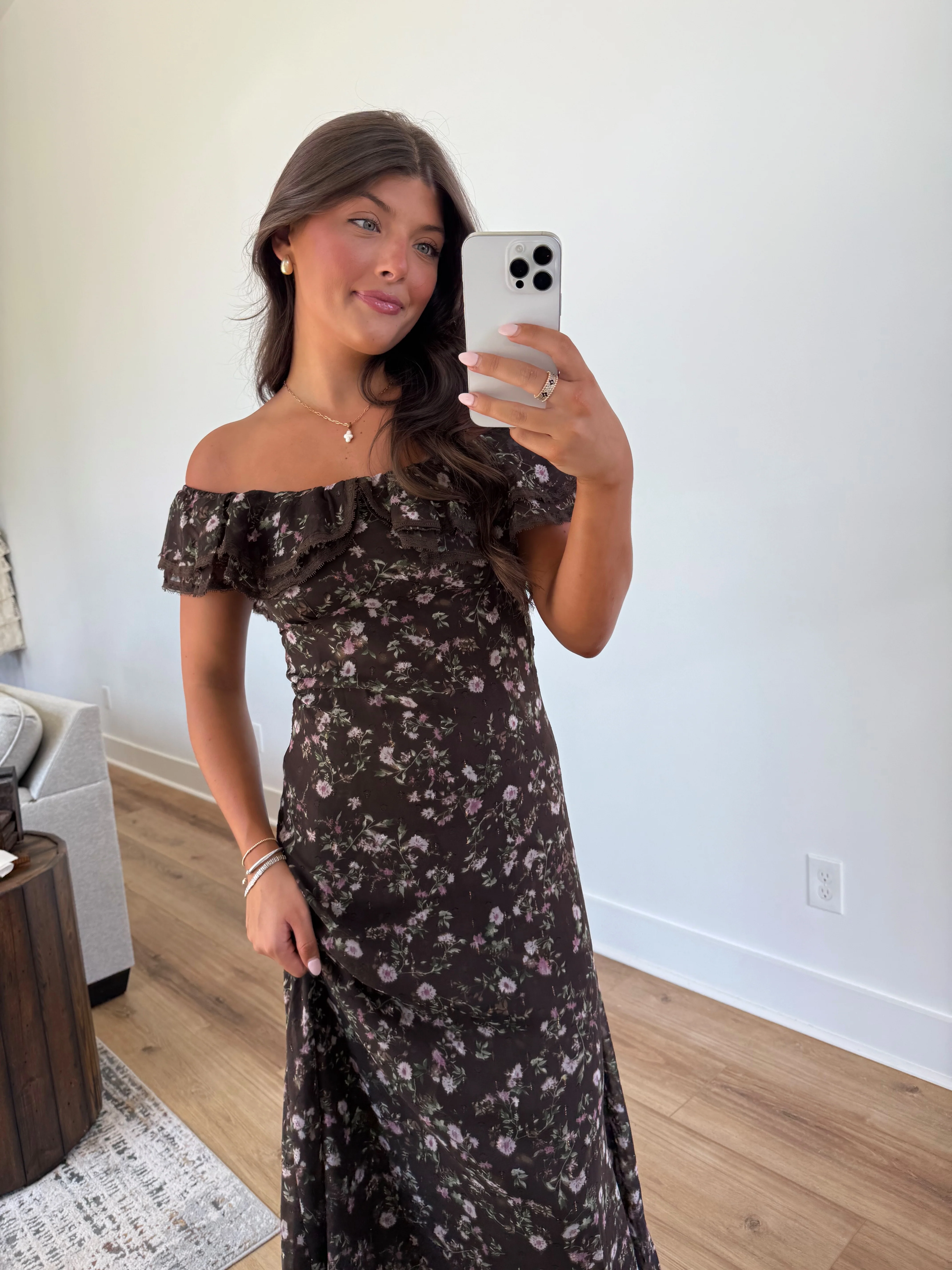 Twilight Bloom Maxi Gown - Image 8