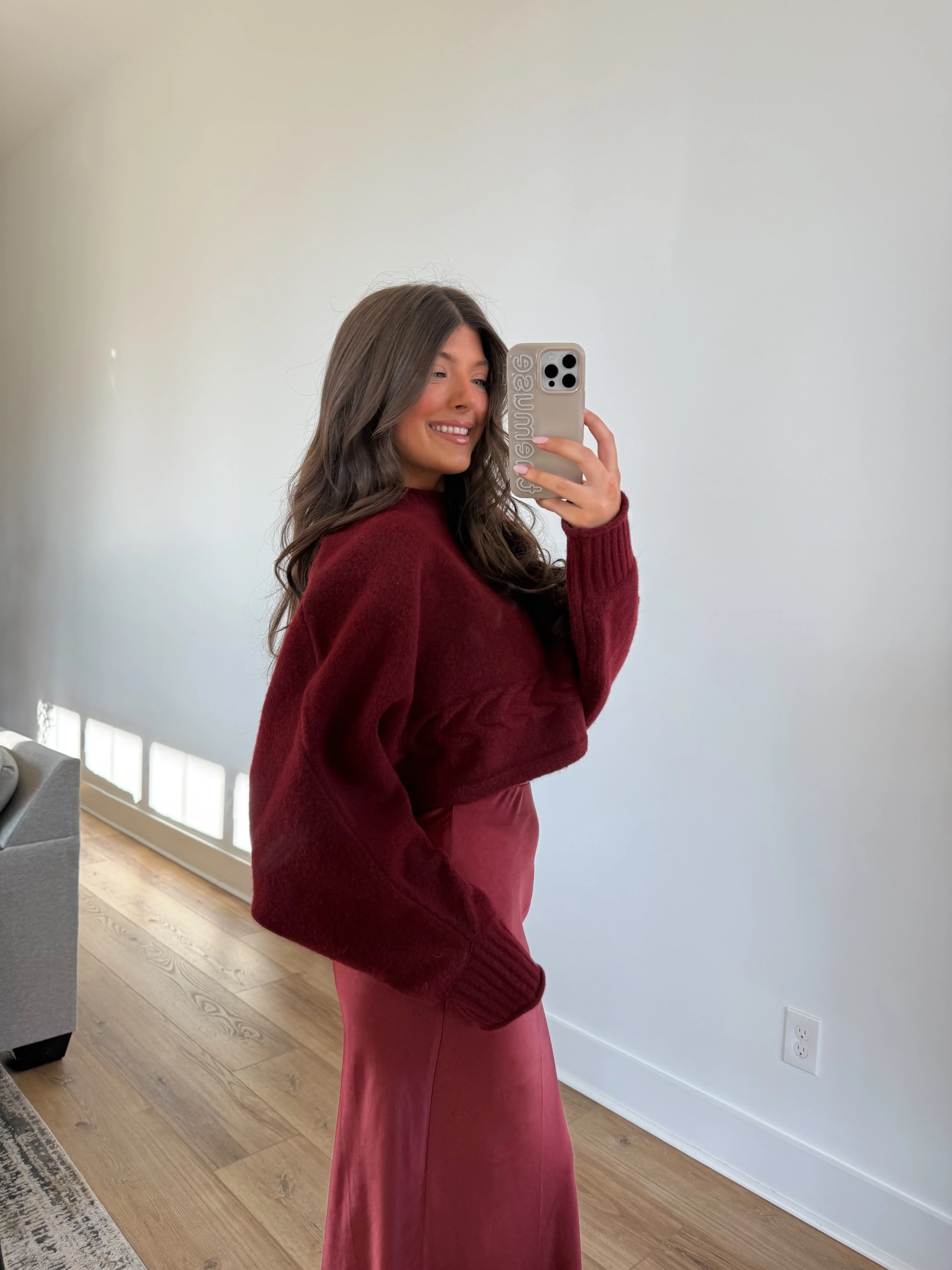 Twisted Cranberry Sweater - Image 3