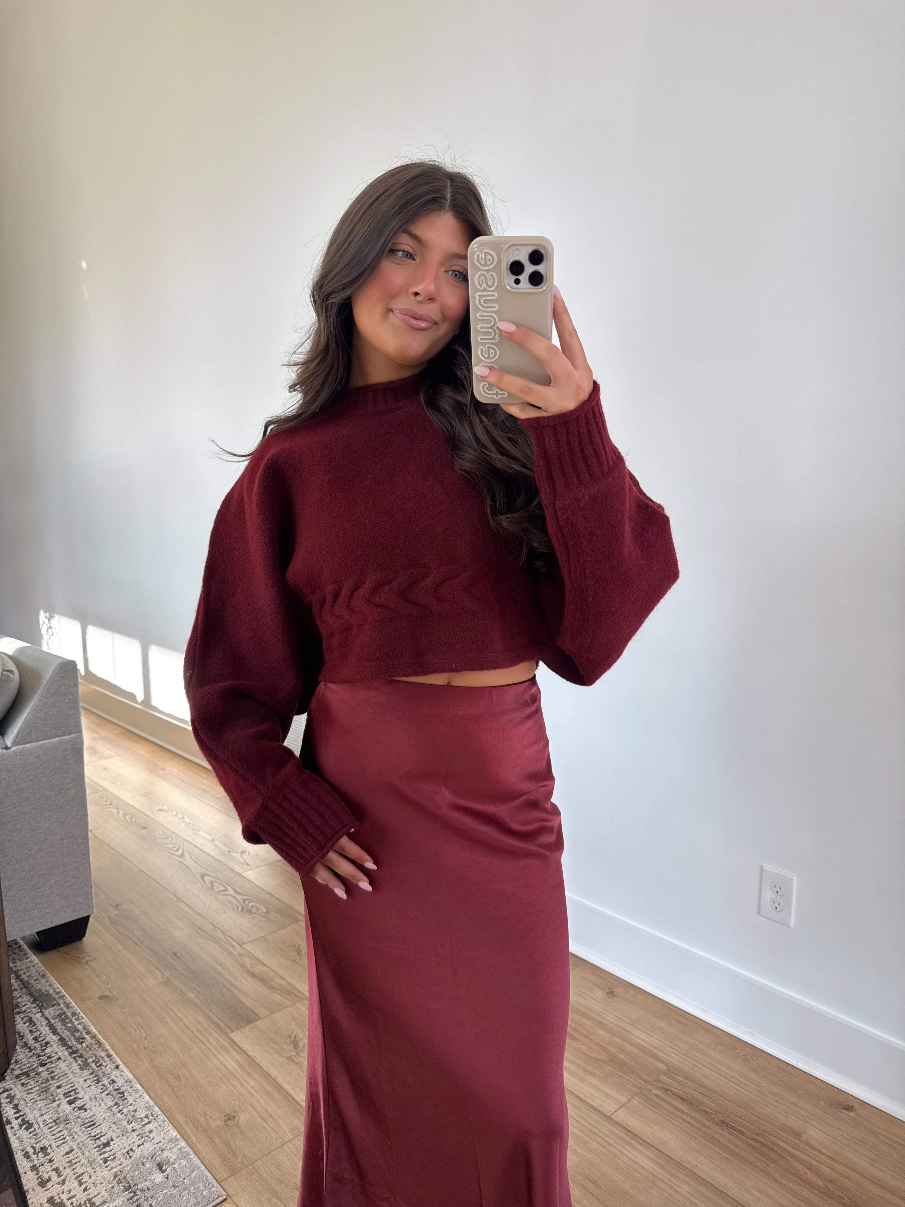 Twisted Cranberry Sweater - Image 5