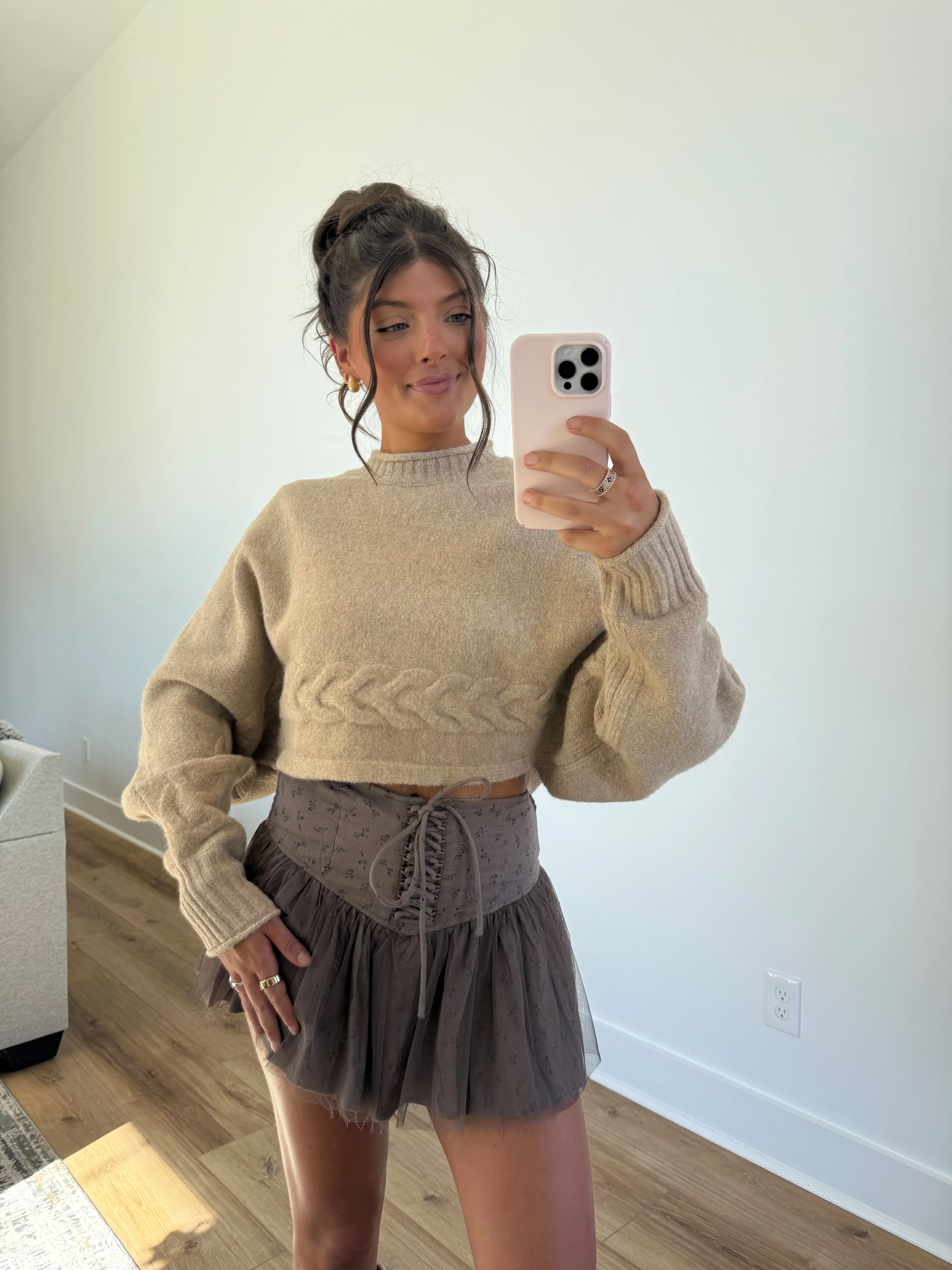 Twisted Toffee Sweater