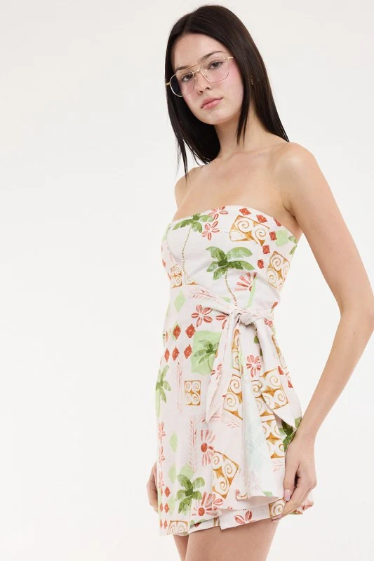 Vintage Palm Mini Dress - Image 10