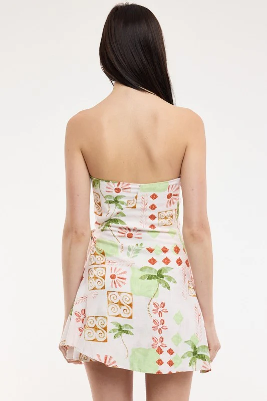 Vintage Palm Mini Dress - Image 11