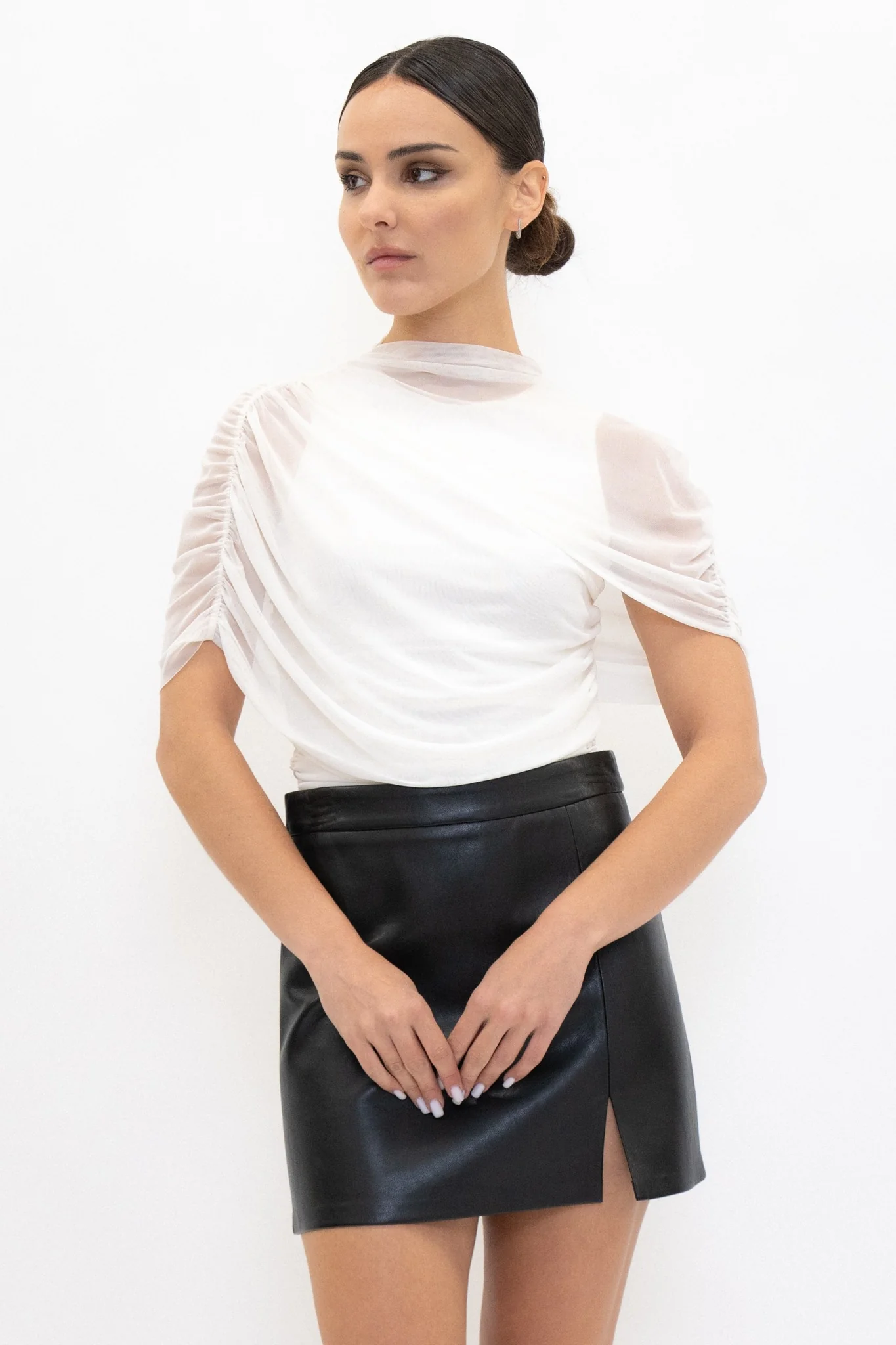 White Ruch Cape Top - Image 6