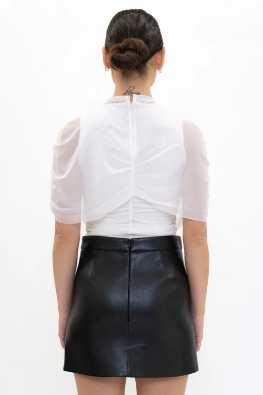 White Ruch Cape Top - Image 8