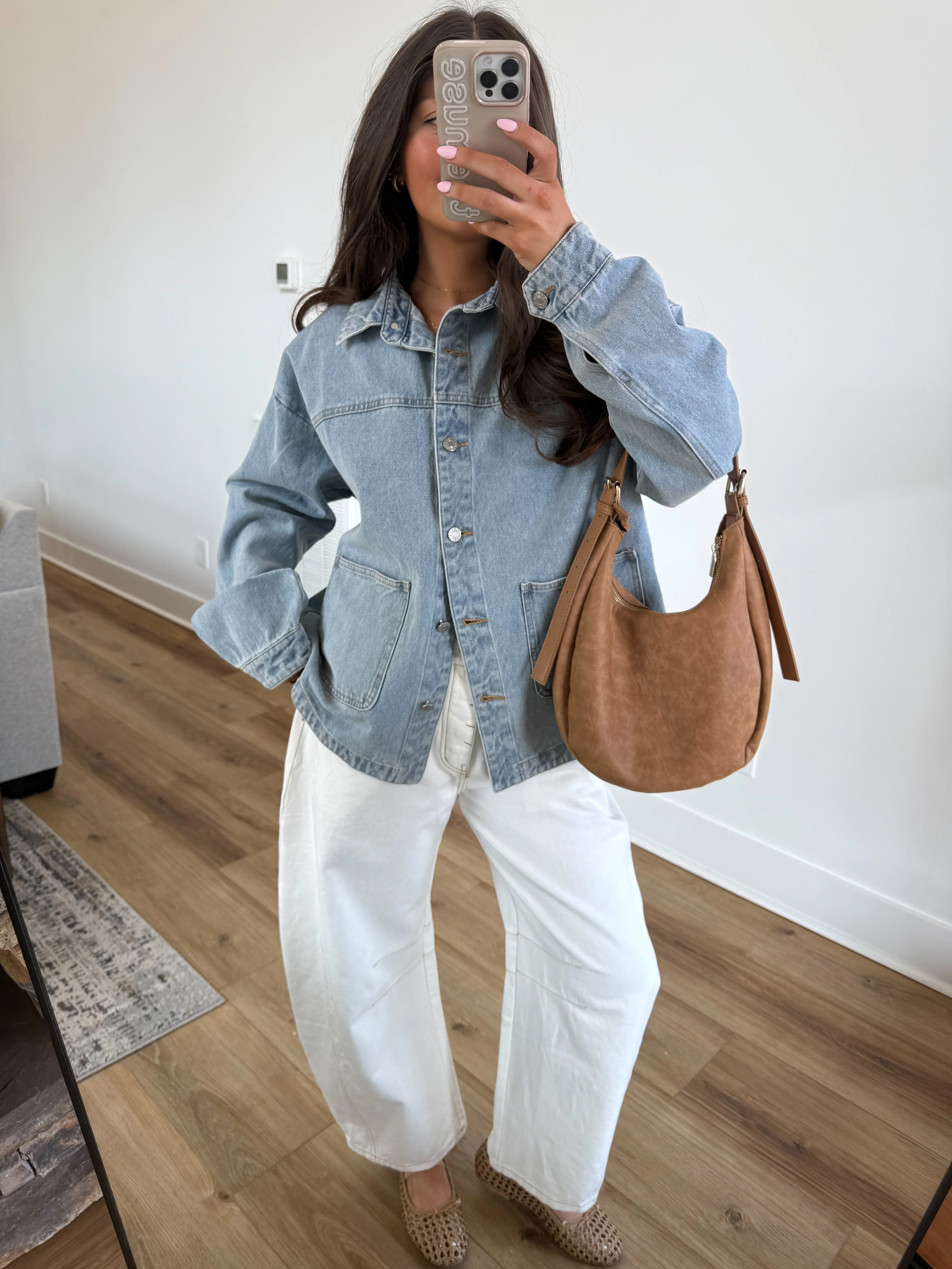 White Summer Barrel Jeans (Restock) - Image 5