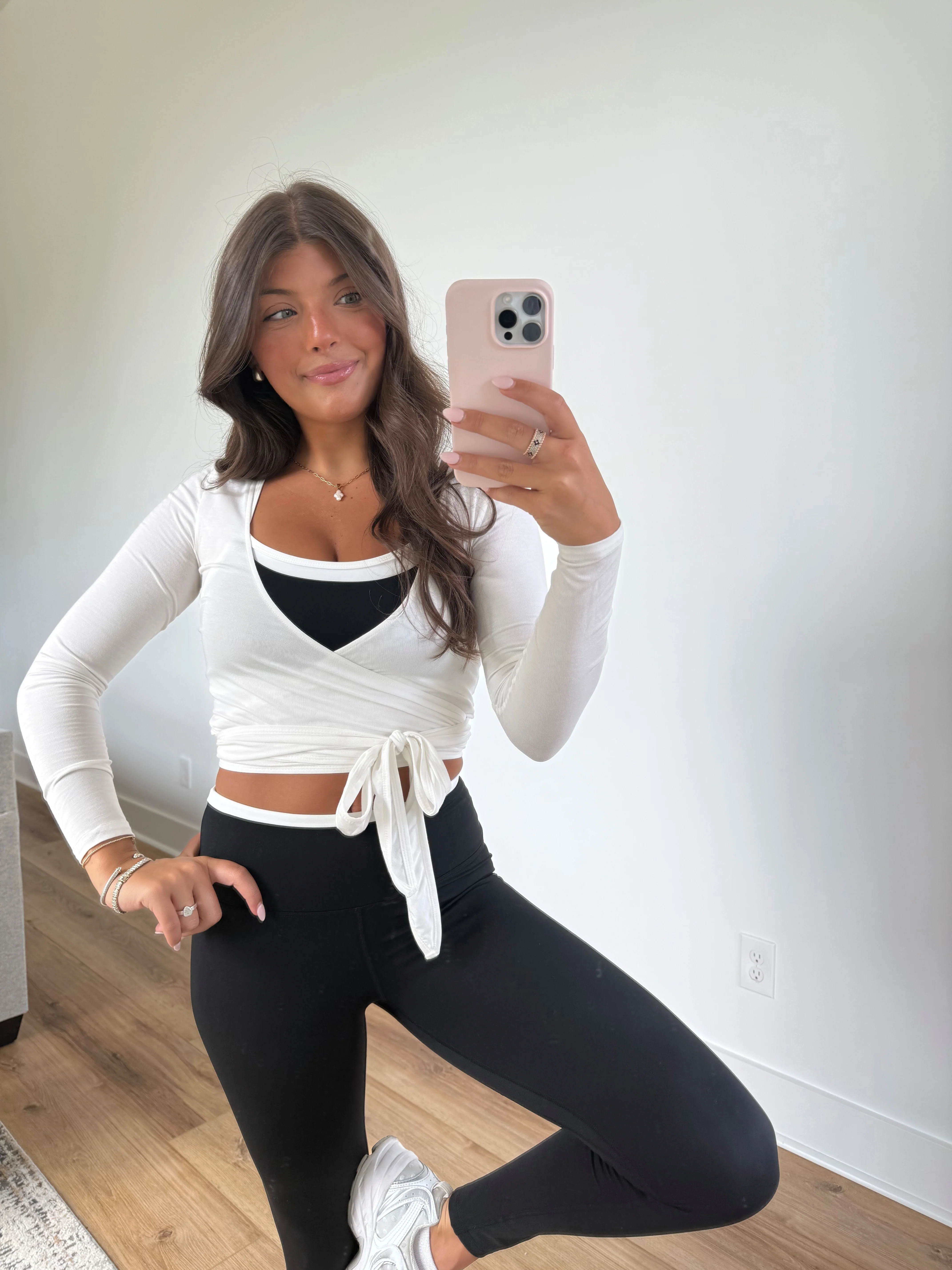 White Wrap Top - Image 2