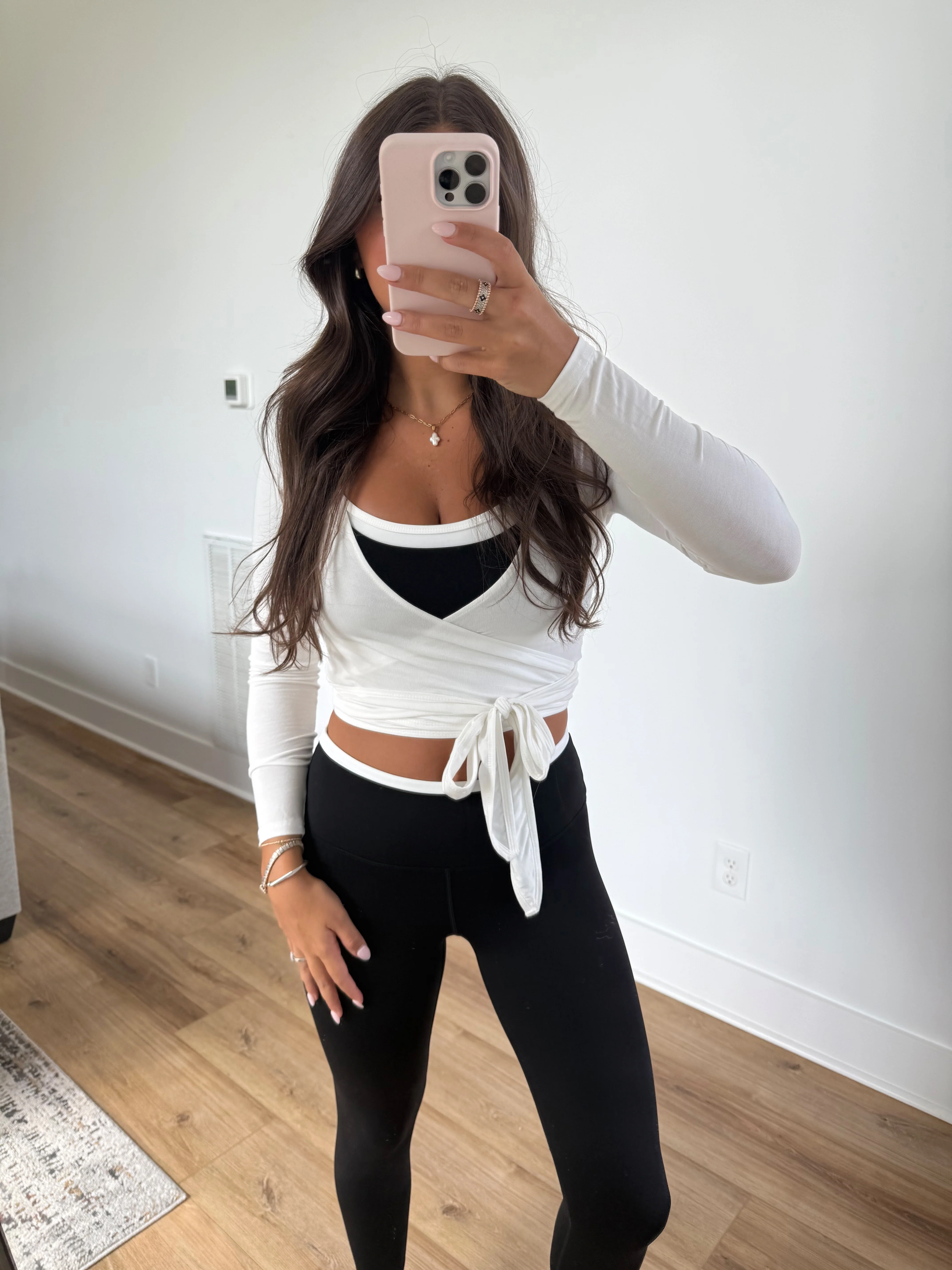 White Wrap Top - Image 3