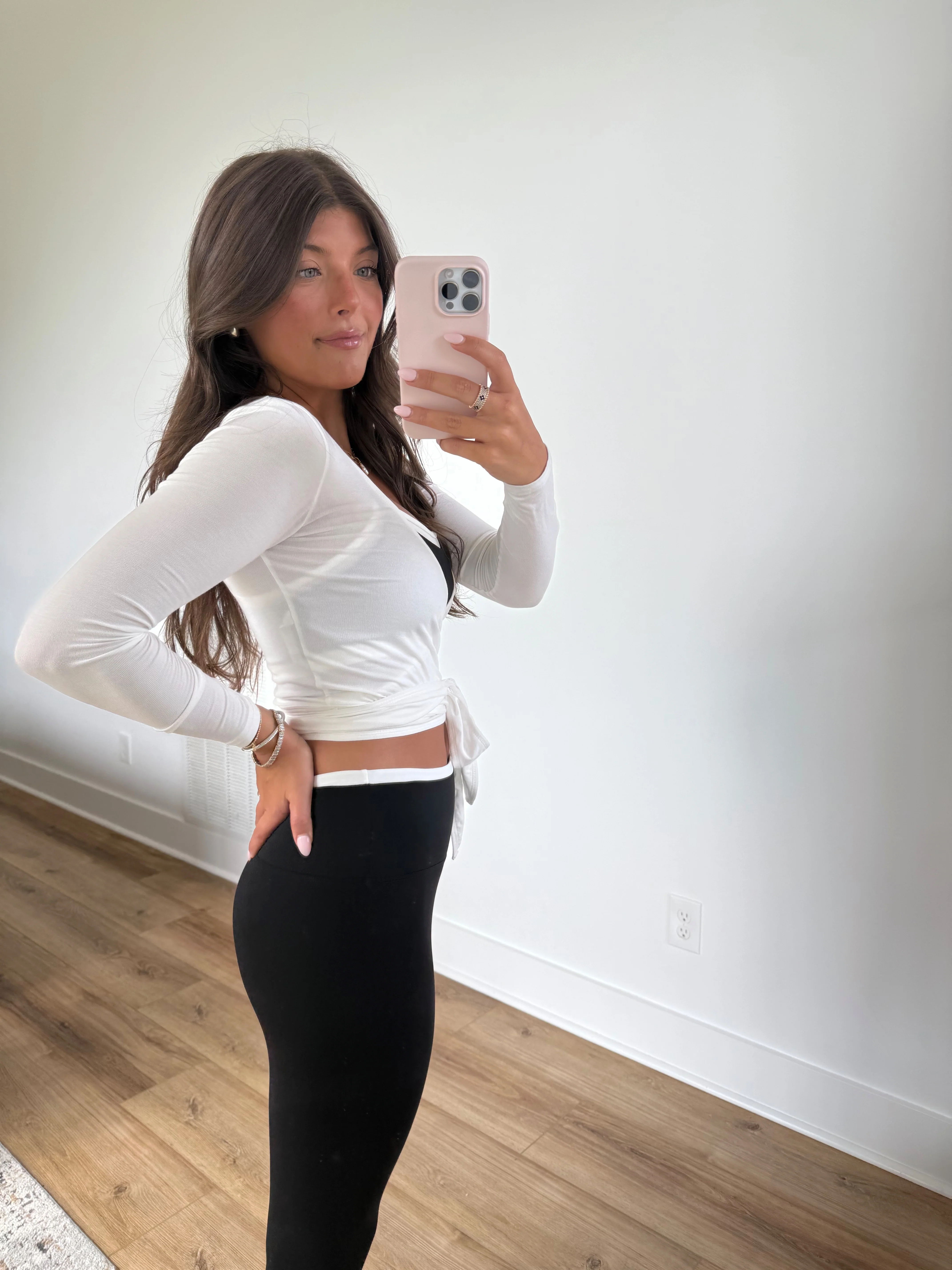 White Wrap Top - Image 4