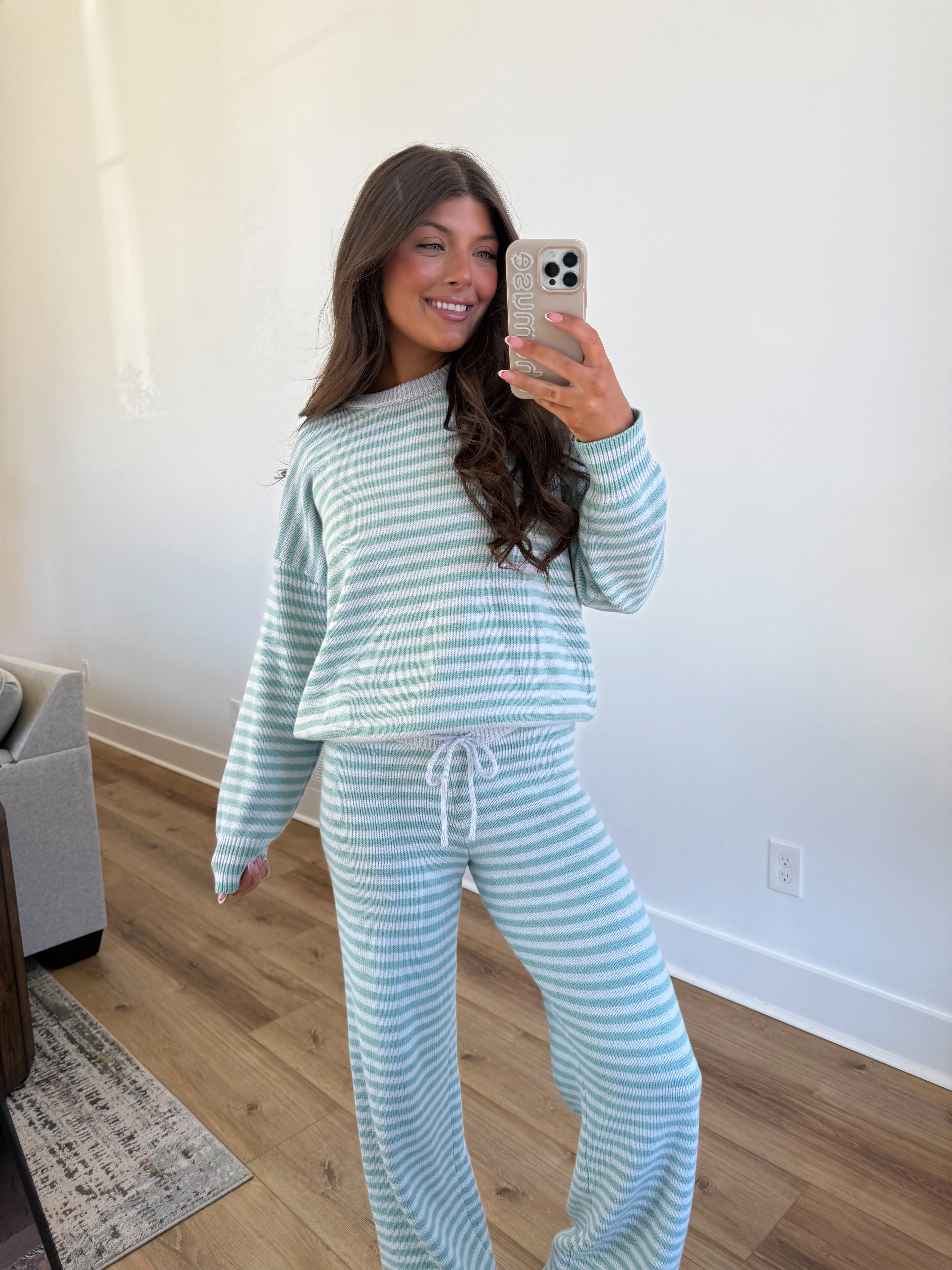 Winter Stripe Lounge Set (Blueberry) (Restock) - Image 3