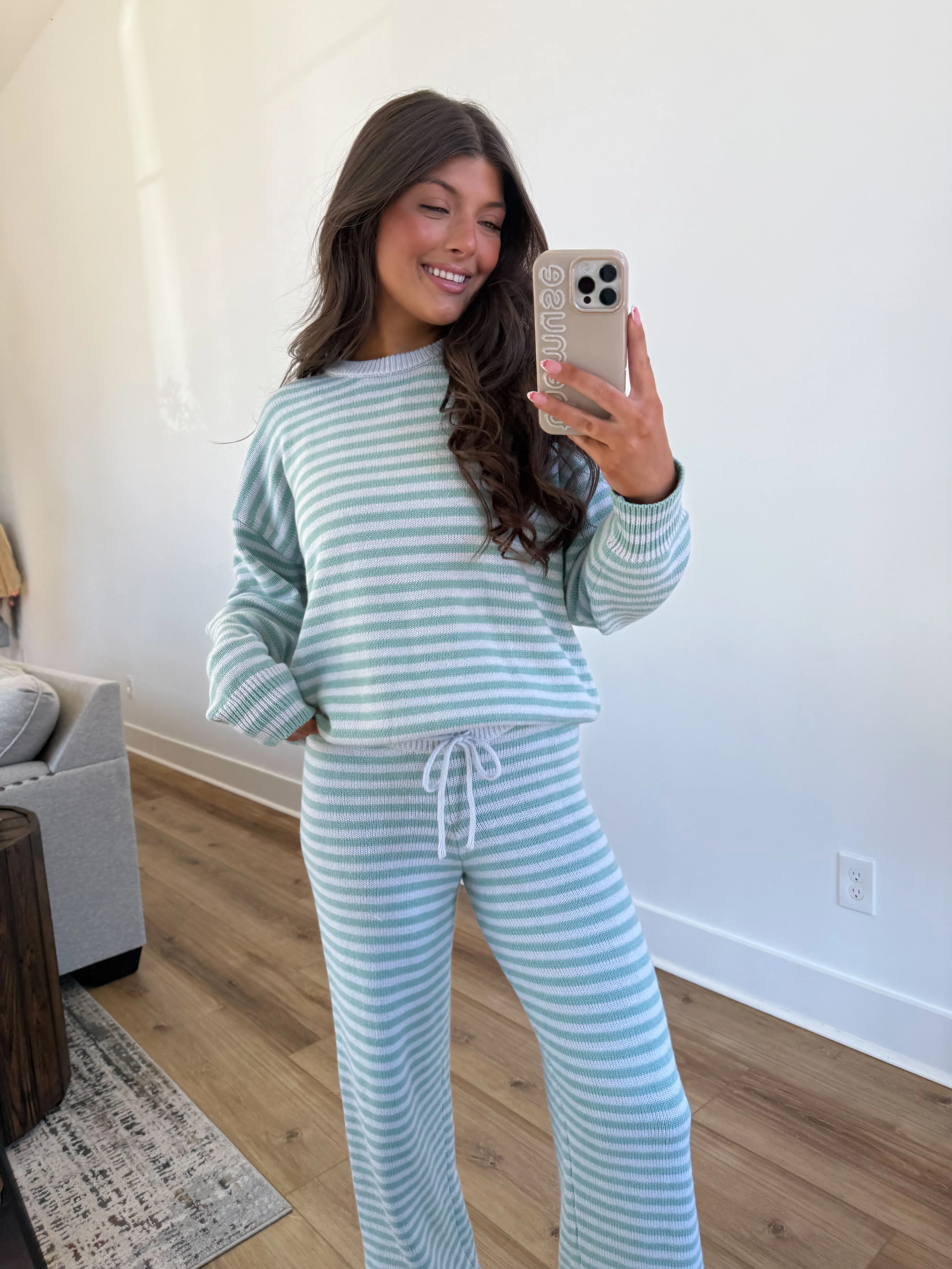 Winter Stripe Lounge Set (Blueberry) (Restock) - Image 6
